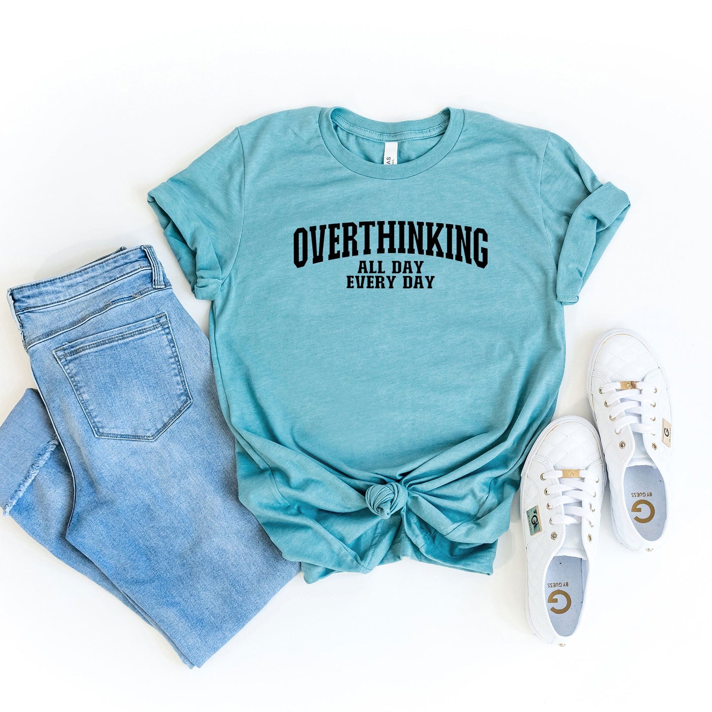 Overthinking All Day | Short Sleeve Graphic Tee