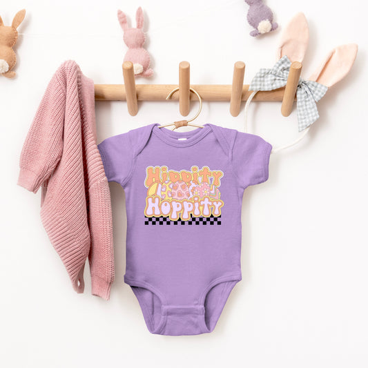 Hippity Hoppity Eggs | Baby Graphic Short Sleeve Bodysuit