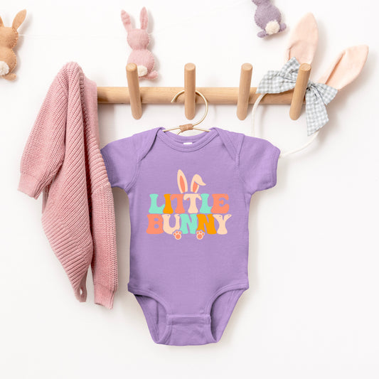 Little Bunny Ears | Baby Graphic Short Sleeve Bodysuit