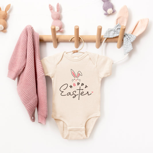 Hoppy Easter Bunny Egg | Baby Graphic Short Sleeve Bodysuit