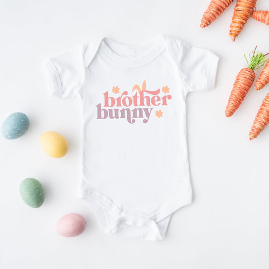 Brother Bunny | Baby Graphic Short Sleeve Bodysuit