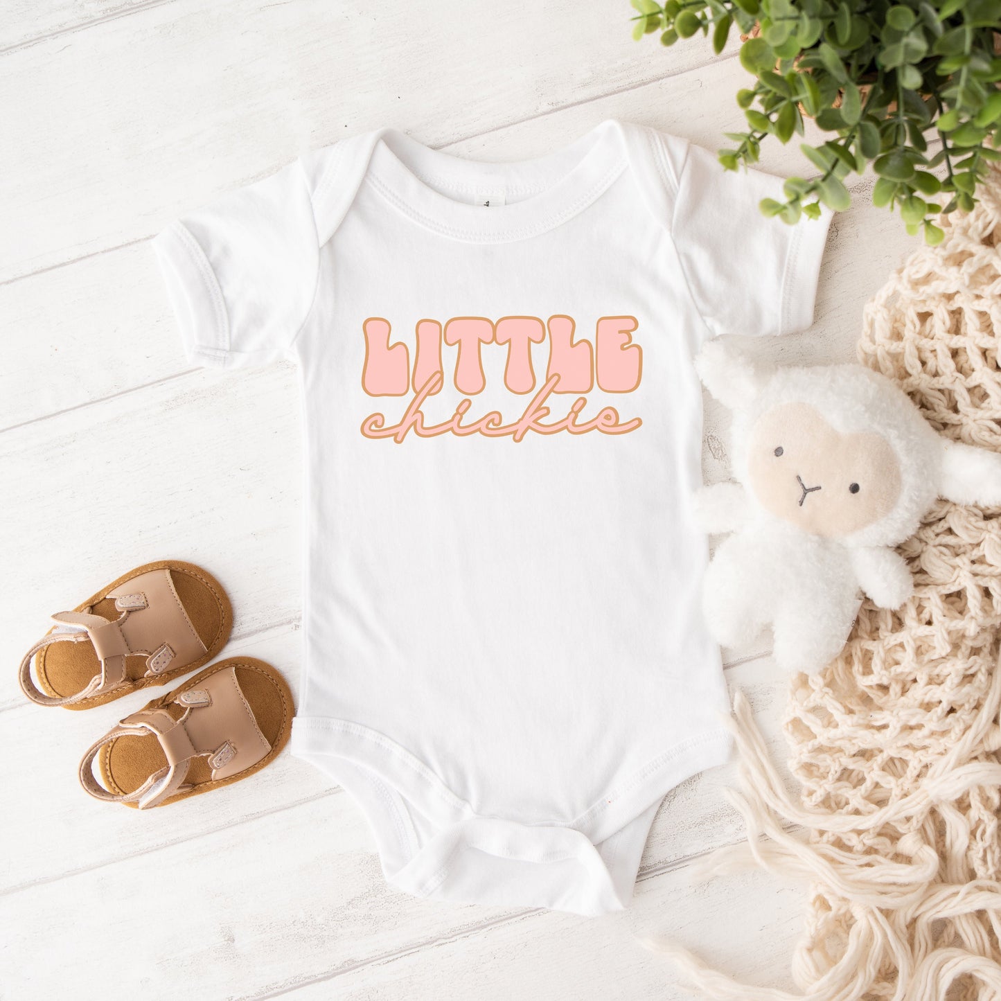 Little Chickie | Baby Graphic Short Sleeve Bodysuit