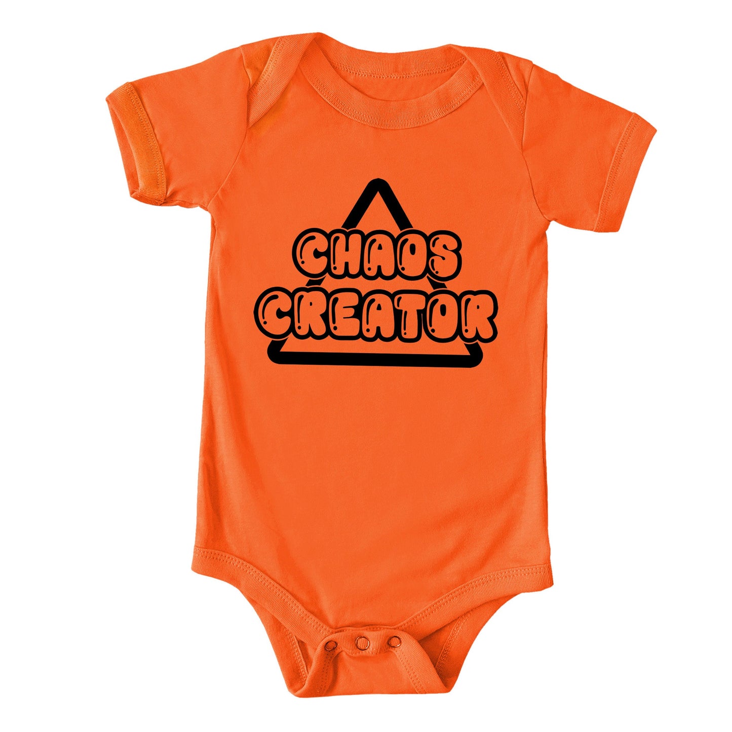 Chaos Creator Triangle | Baby Graphic Short Sleeve Bodysuit