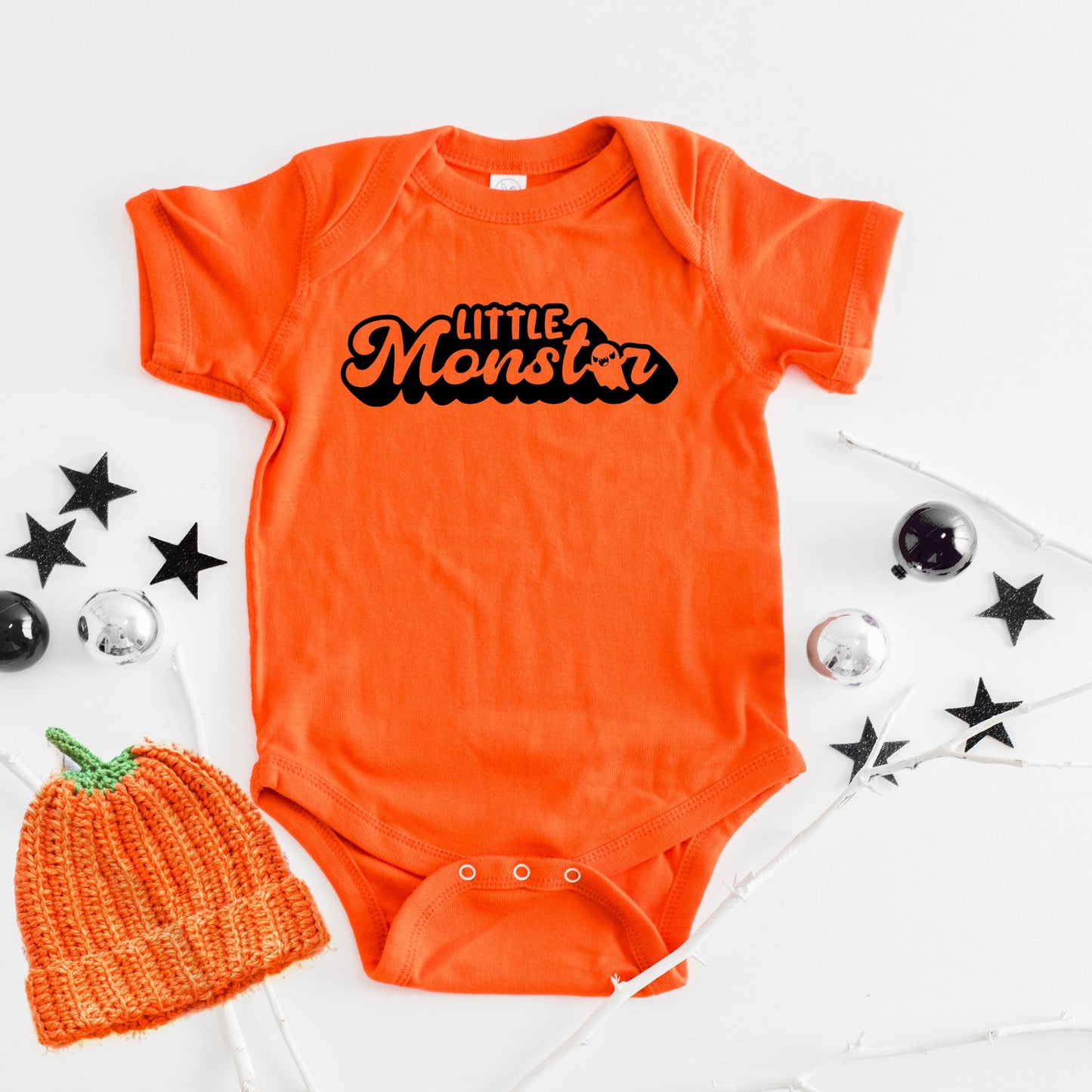 Little Monster | Baby Graphic Short Sleeve Bodysuit