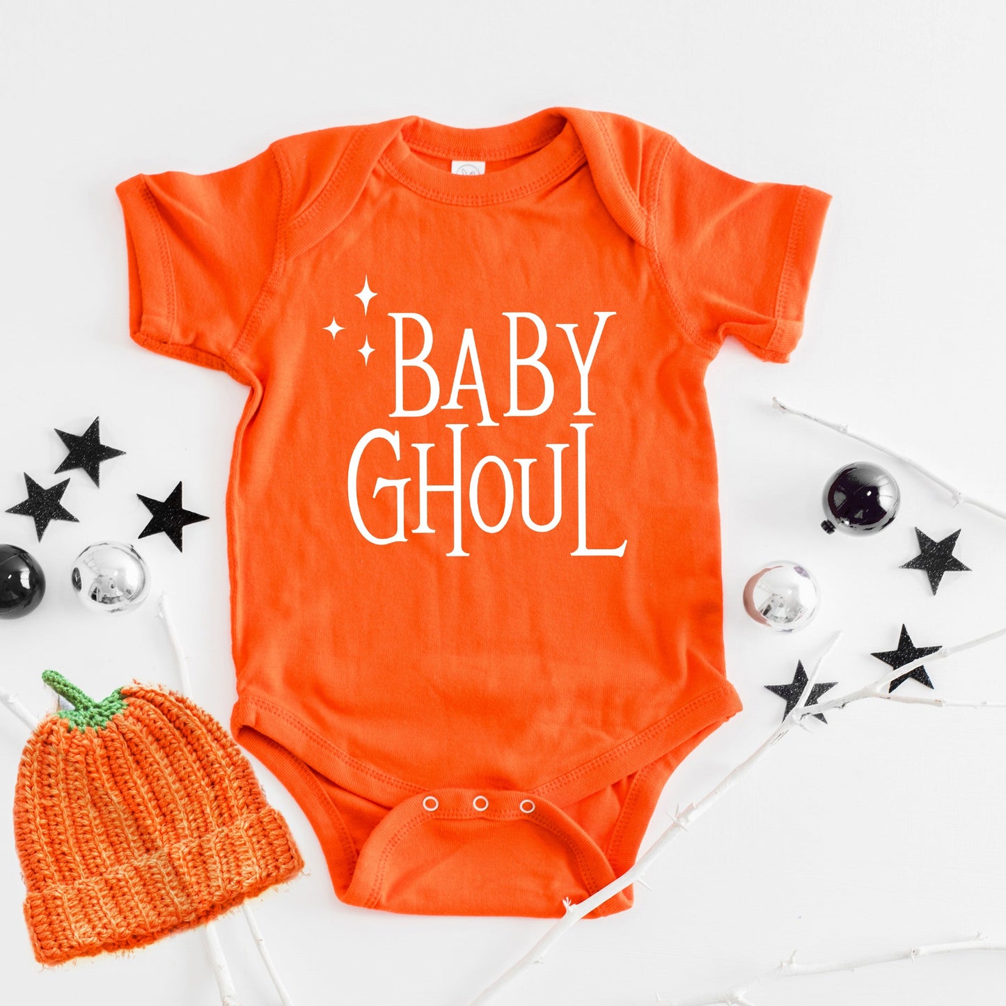 Baby Ghoul | Baby Graphic Short Sleeve Bodysuit