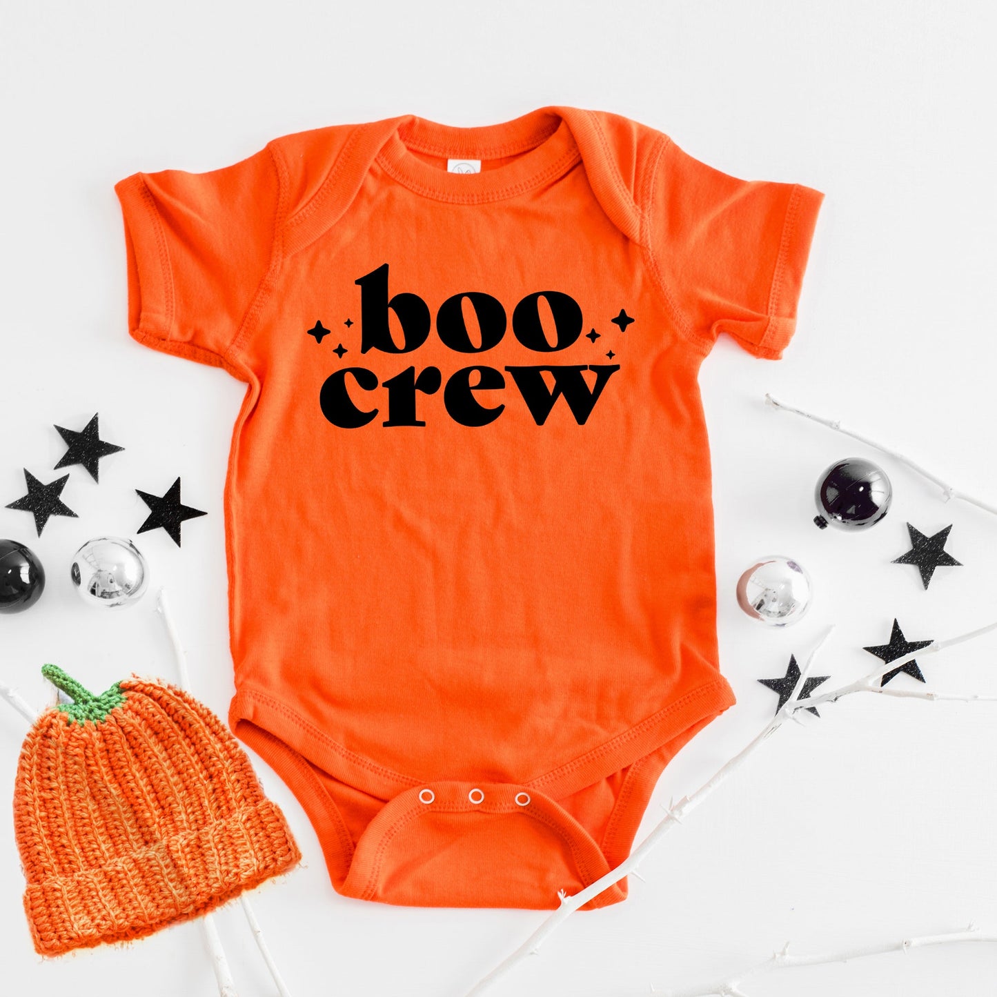 Boo Crew Stars | Baby Graphic Short Sleeve Bodysuit