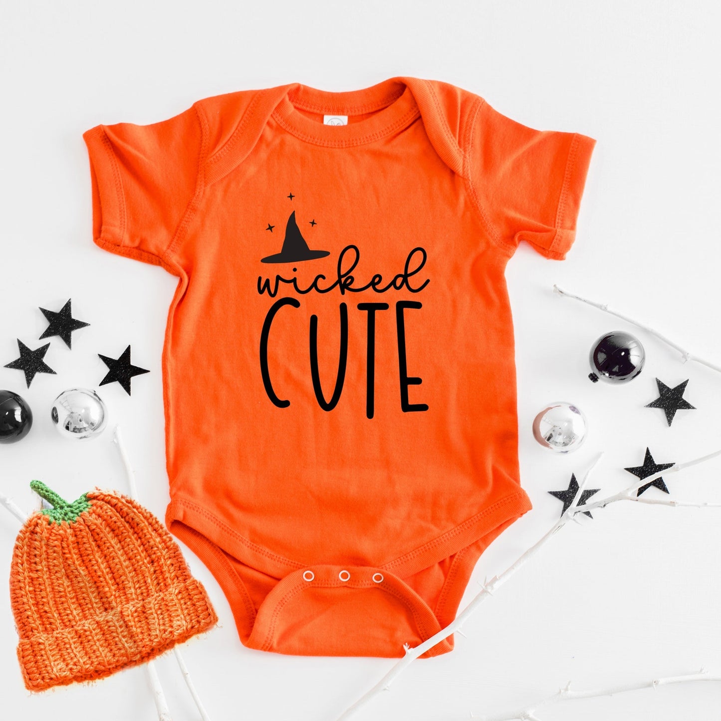 Wicked Cute Stars | Baby Graphic Short Sleeve Bodysuit