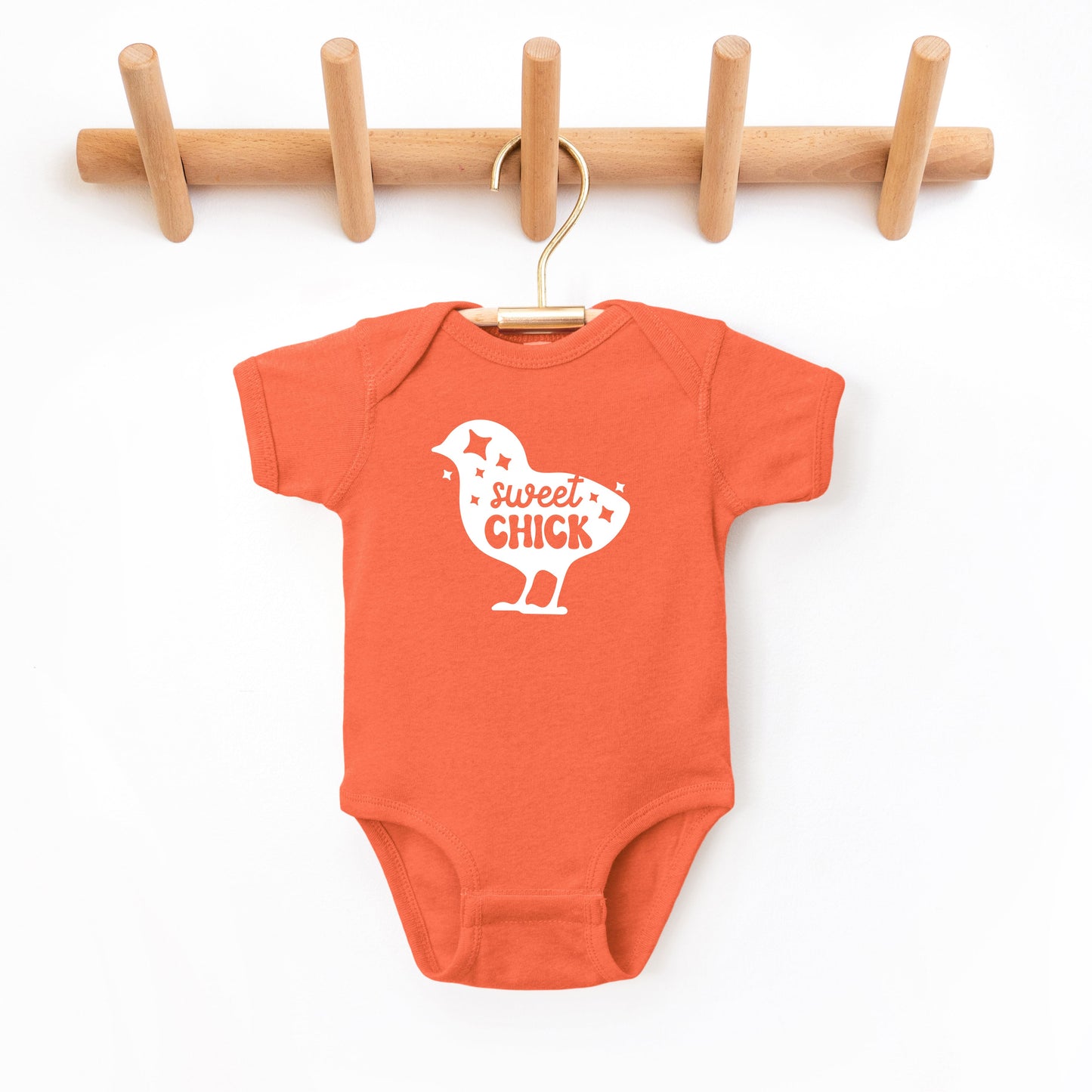 Sweet Chick Chick | Baby Graphic Short Sleeve Bodysuit