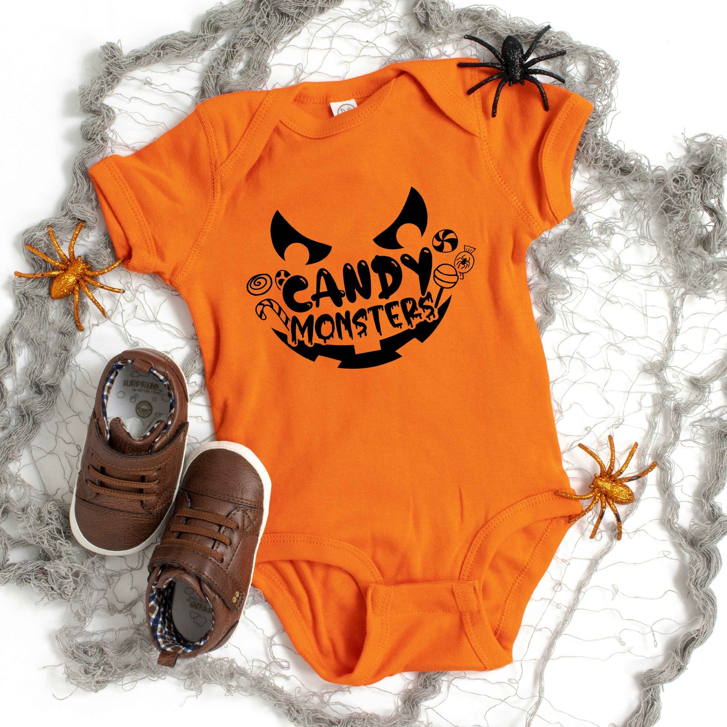 Candy Monster | Baby Graphic Short Sleeve Bodysuit