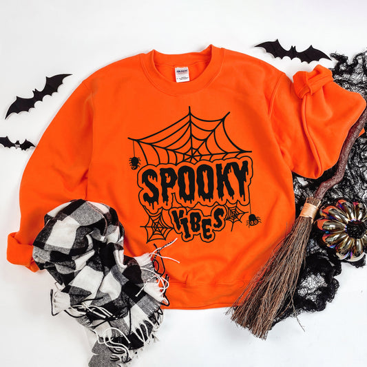 Spooky Vibes Web | Sweatshirt