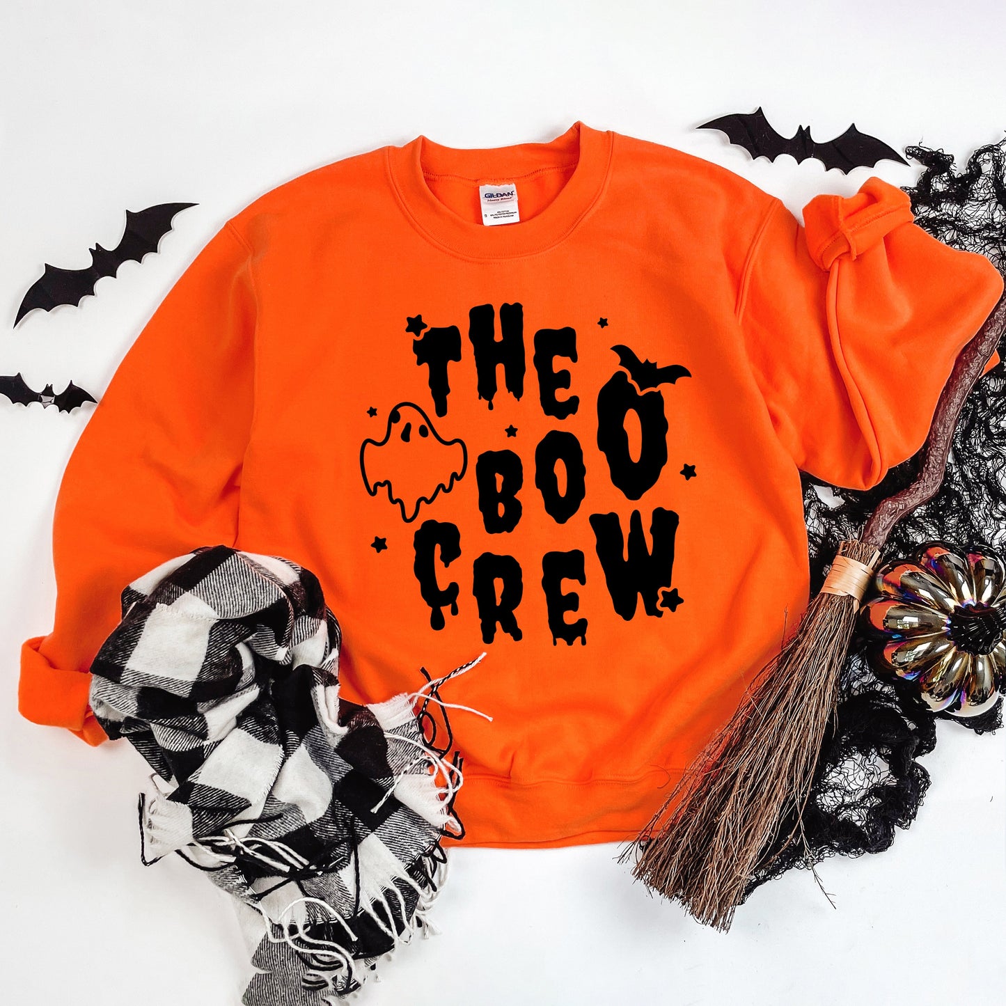 The Boo Crew Bat and Ghost | Sweatshirt