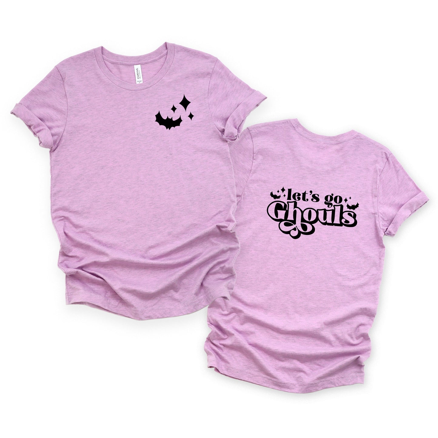 Let's Go Ghouls | Front & Back Short Sleeve Graphic Tee