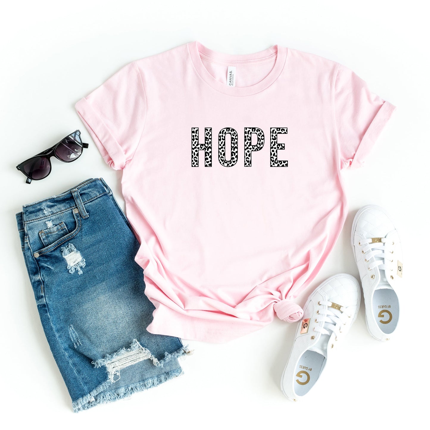 Hope Leopard | Short Sleeve Graphic Tee