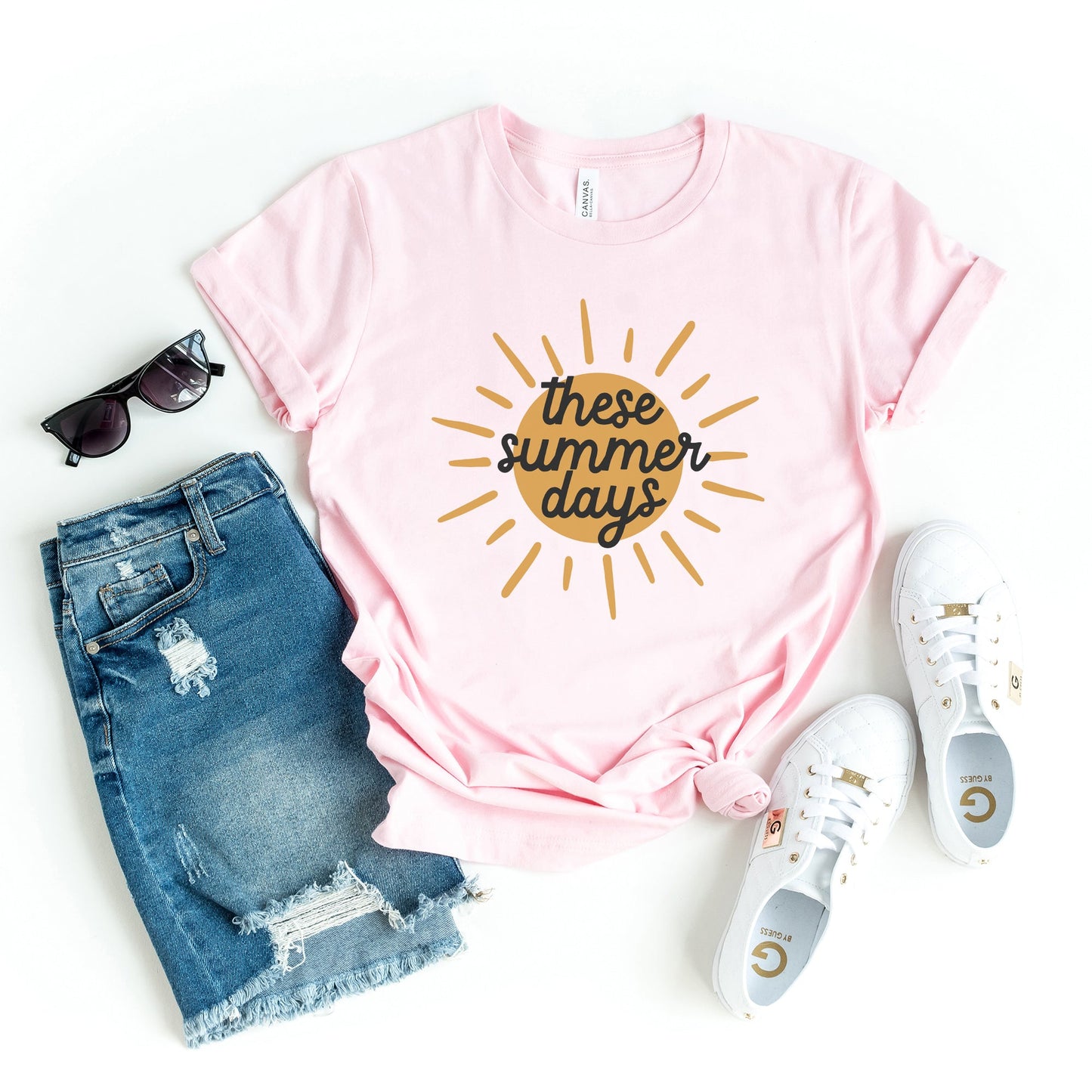 These Summer Days Sun | Short Sleeve Graphic Tee