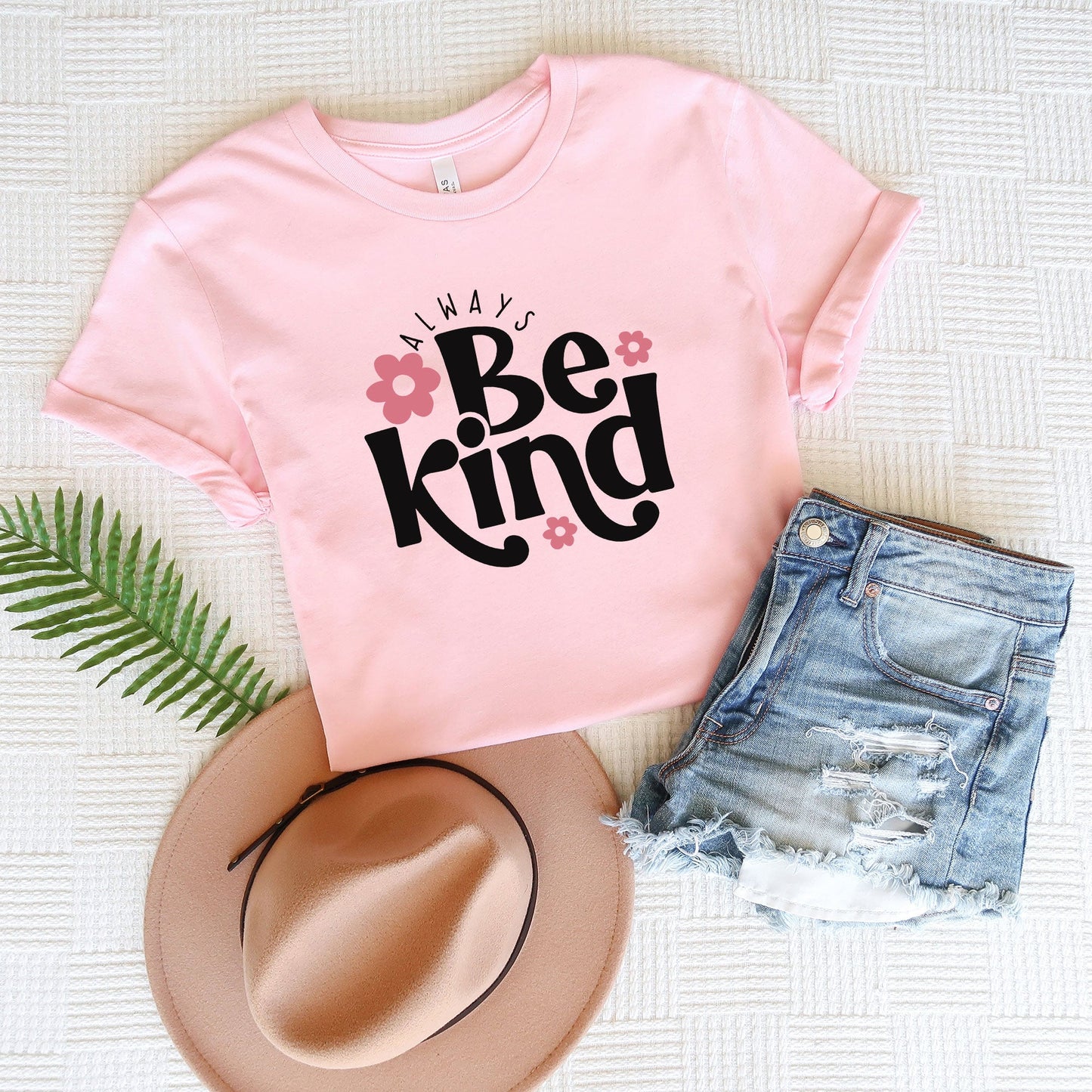 Always Be Kind Flowers | Short Sleeve Graphic Tee