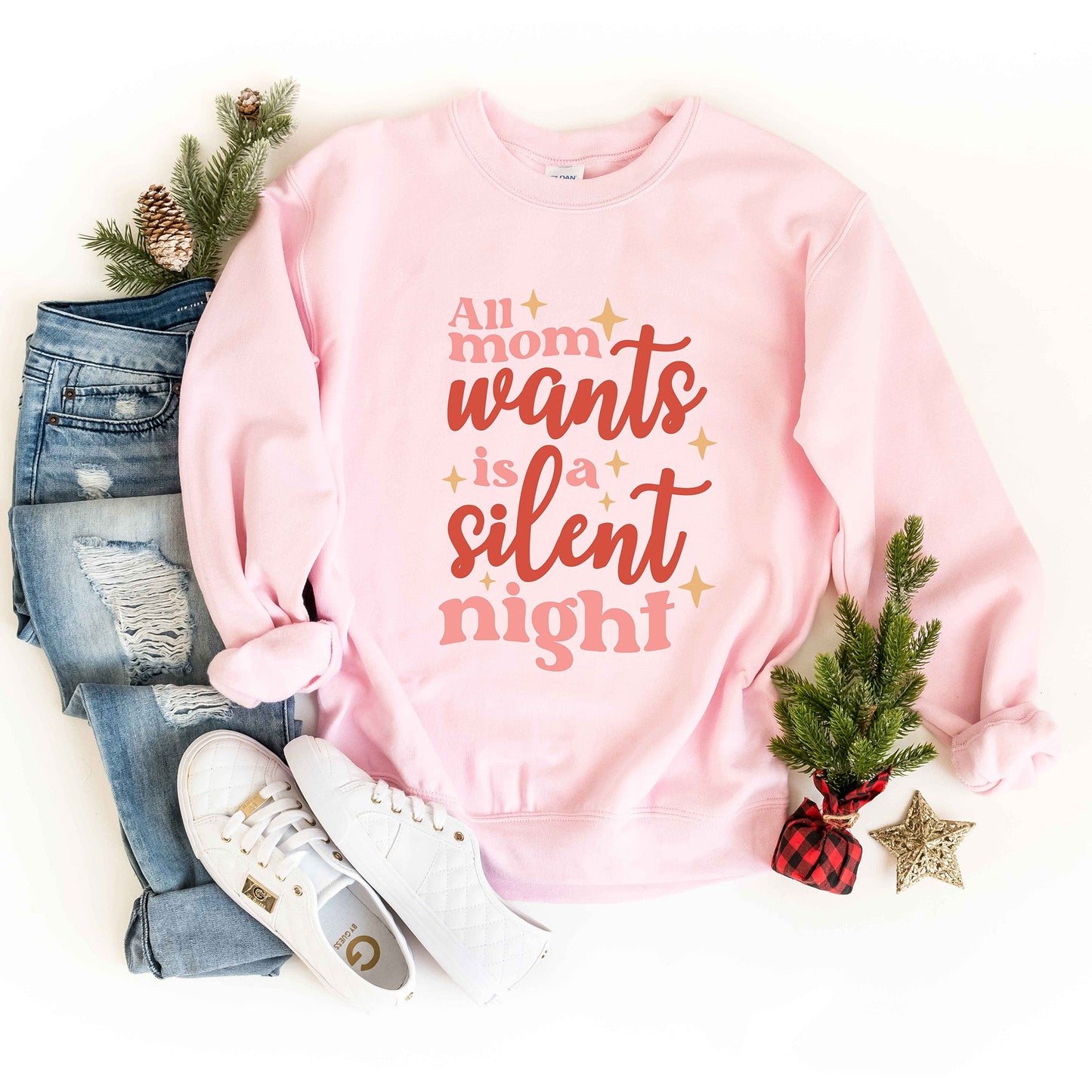 Mom Wants A Silent Night | Sweatshirt