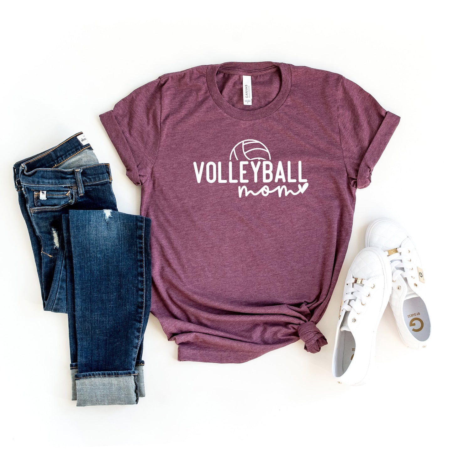 Volleyball Mom Ball | Short Sleeve Graphic Tee