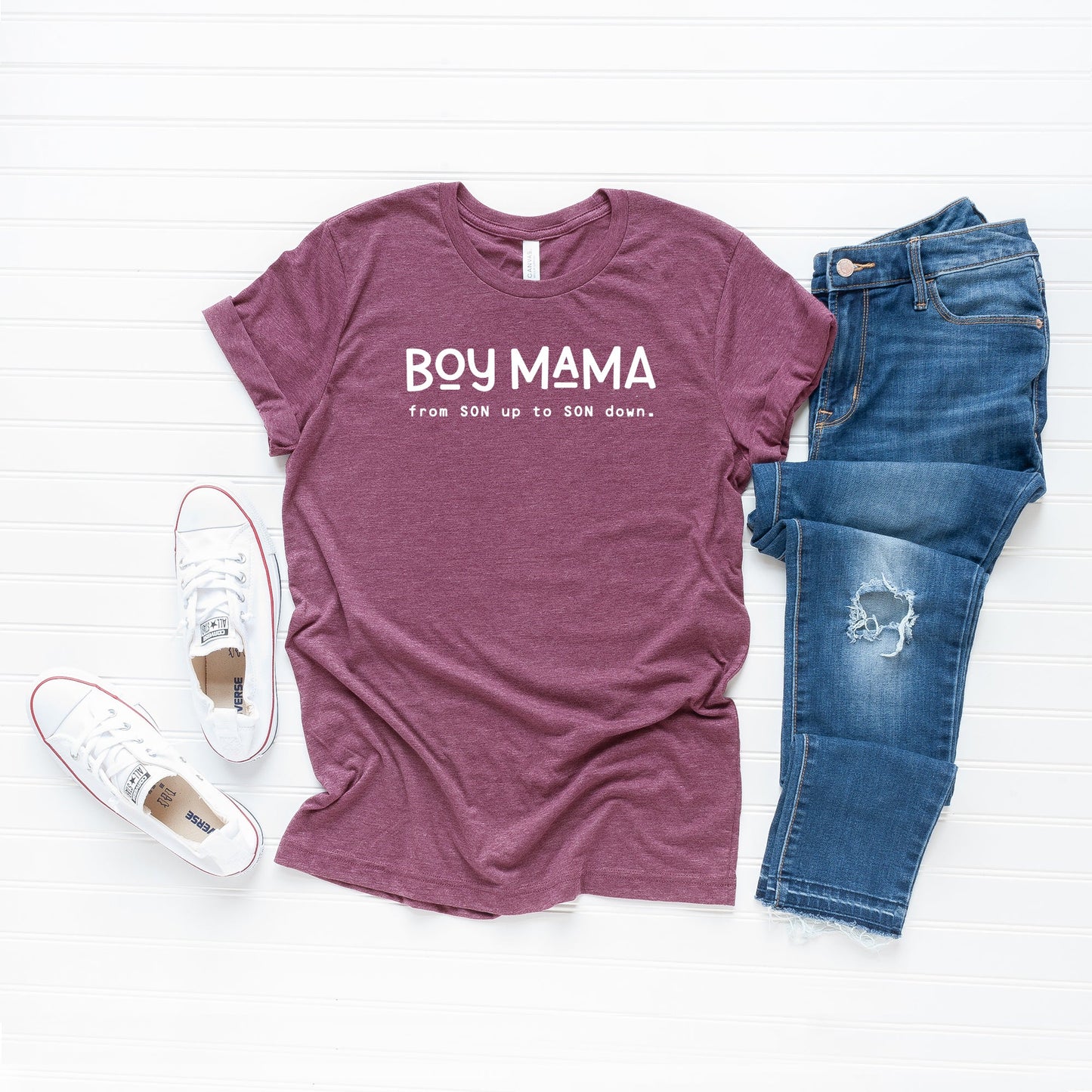 Boy Mama From Son Up To Son Down | Short Sleeve Graphic Tee
