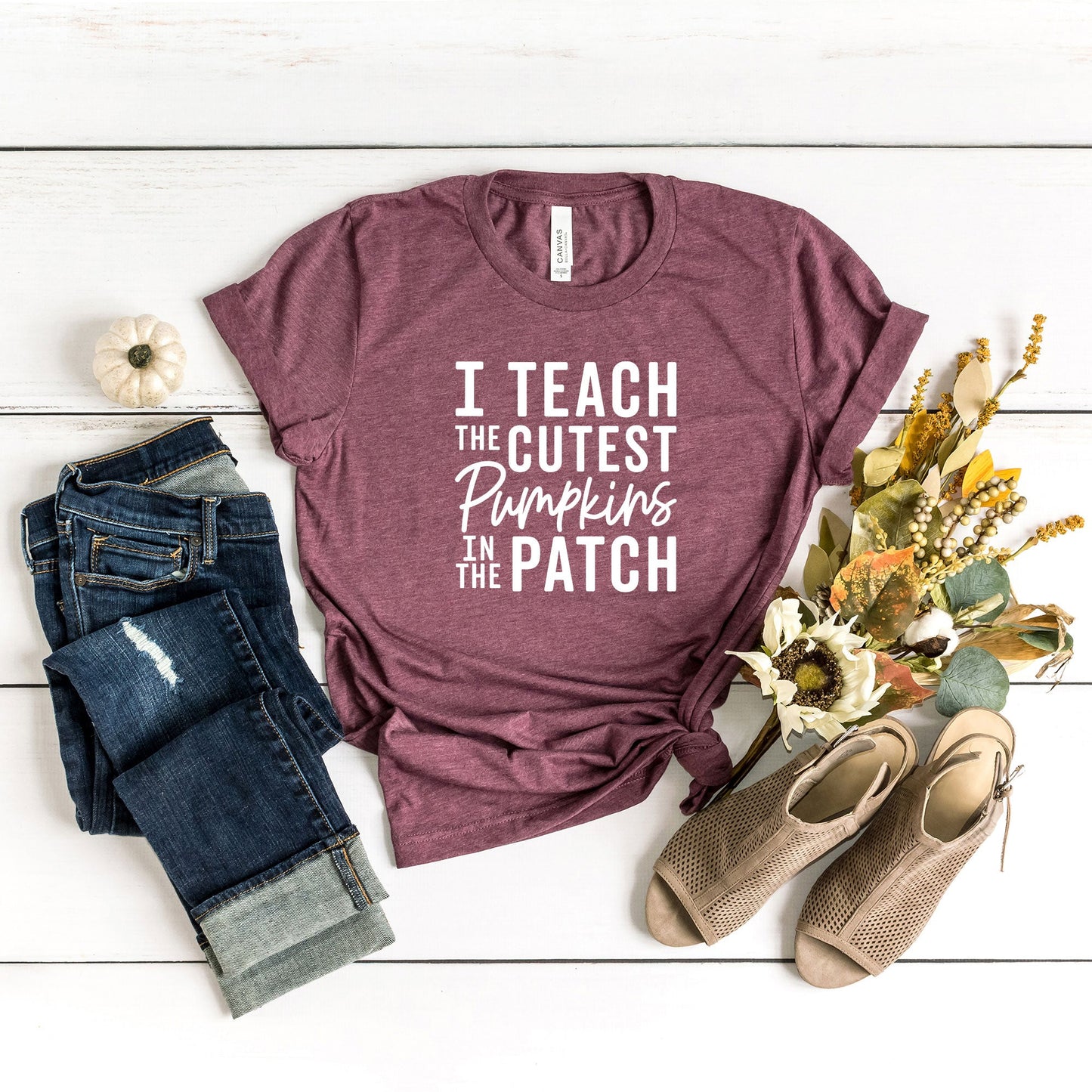 I Teach the Cutest Pumpkins in the Patch | Short Sleeve Graphic Tee