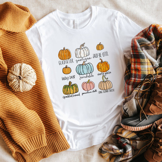 Pumpkin Chart | Short Sleeve Graphic Tee