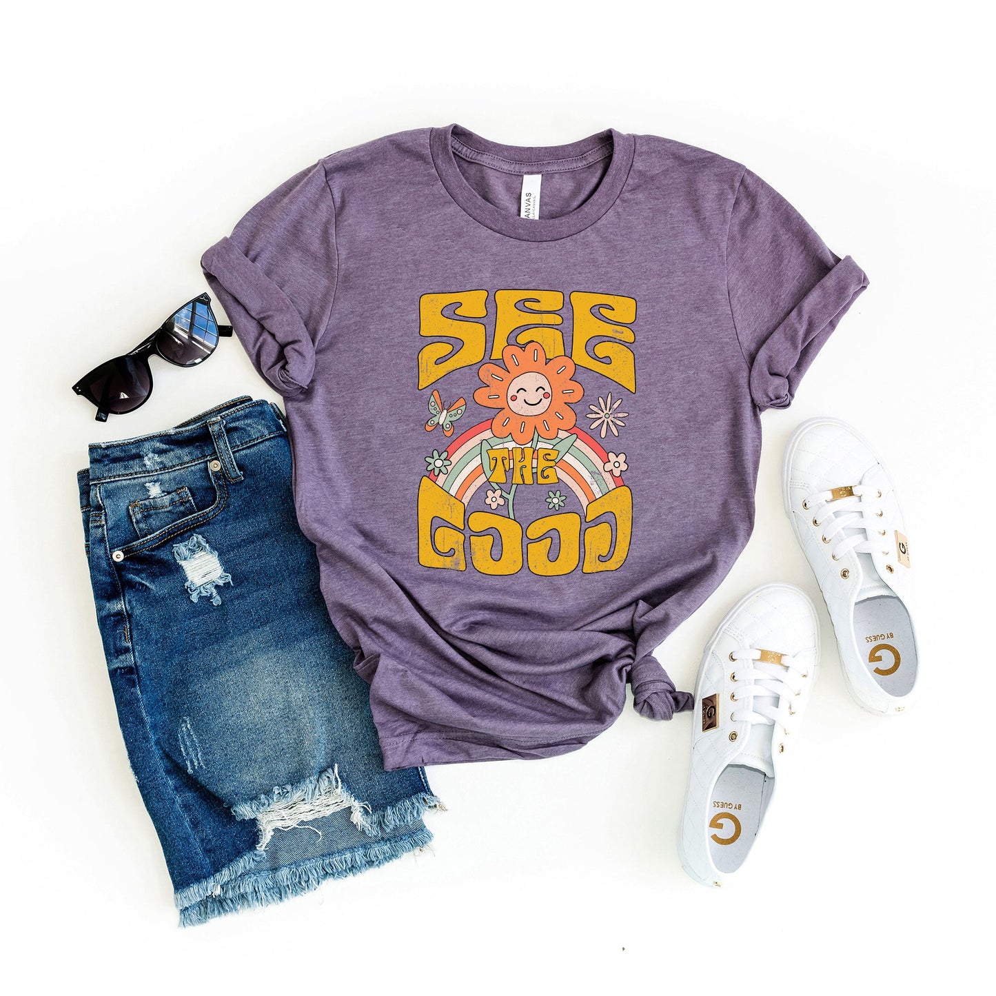 Retro See The Good | Short Sleeve Graphic Tee