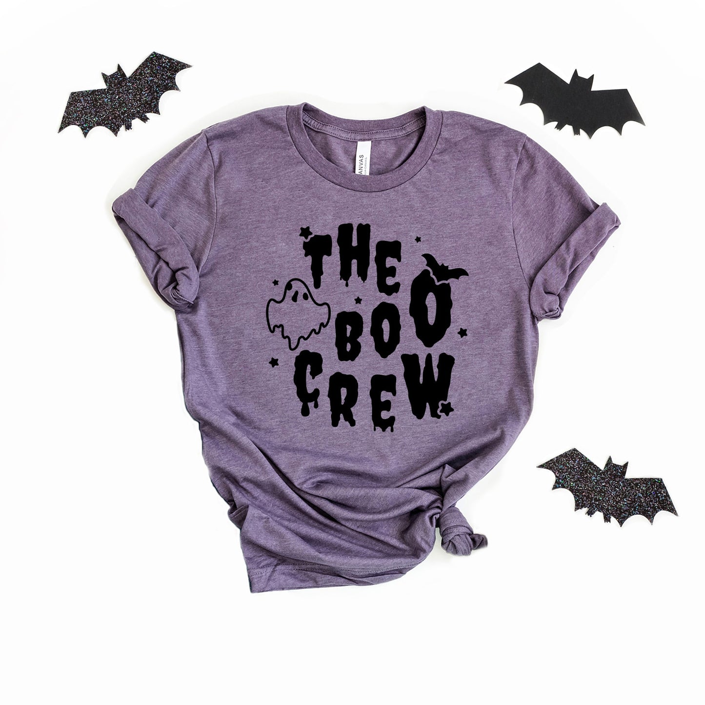 The Boo Crew Bat and Ghost | Short Sleeve Crew Neck