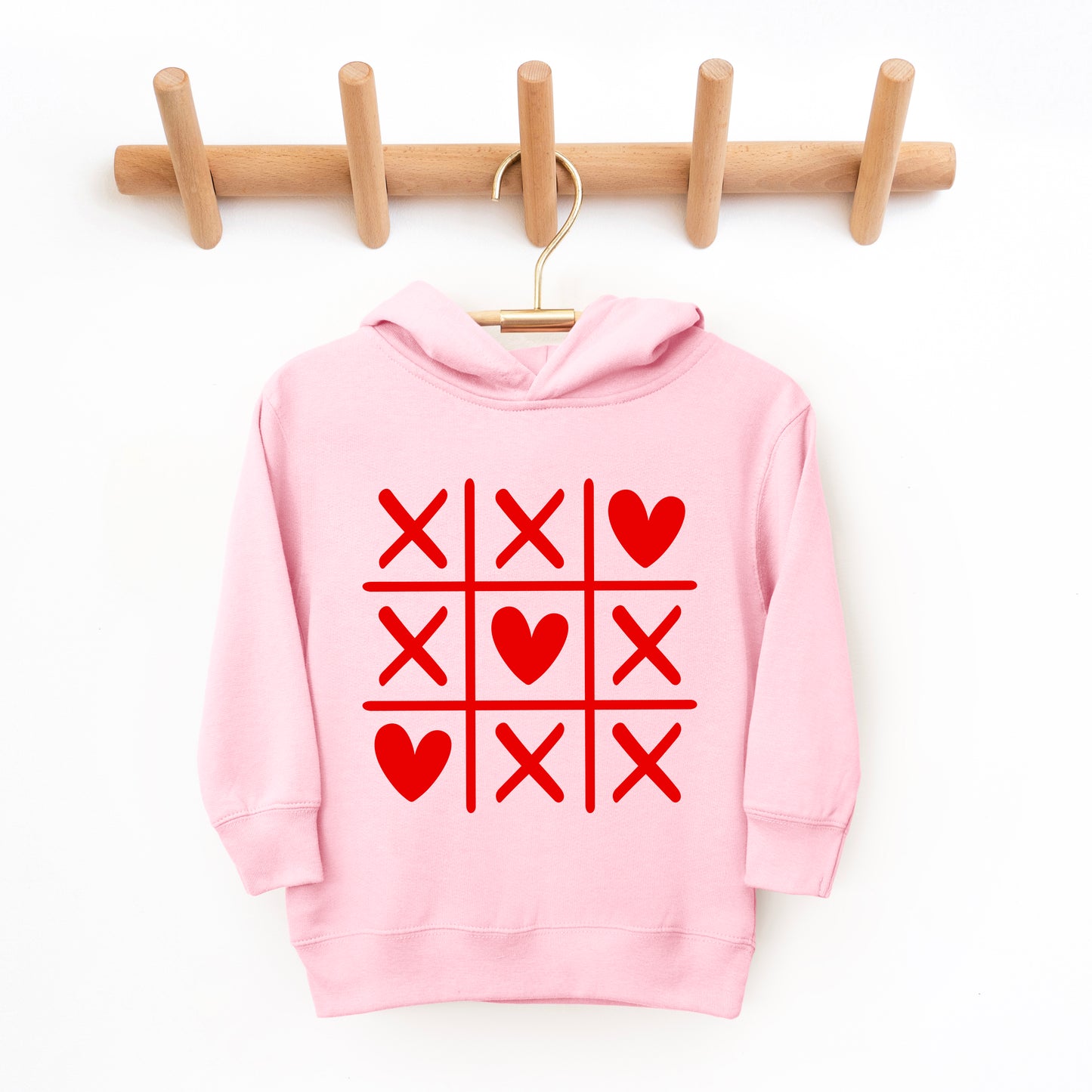 Tic Tac Heart | Toddler Graphic Hoodie