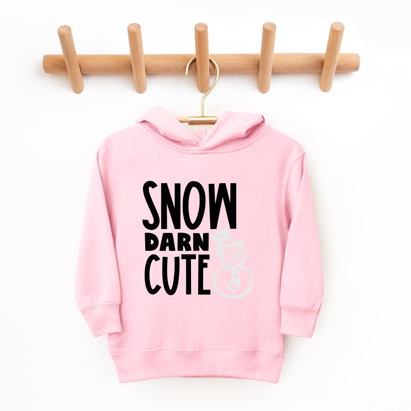Snow Darn Cute Glitter | Toddler Graphic Hoodie