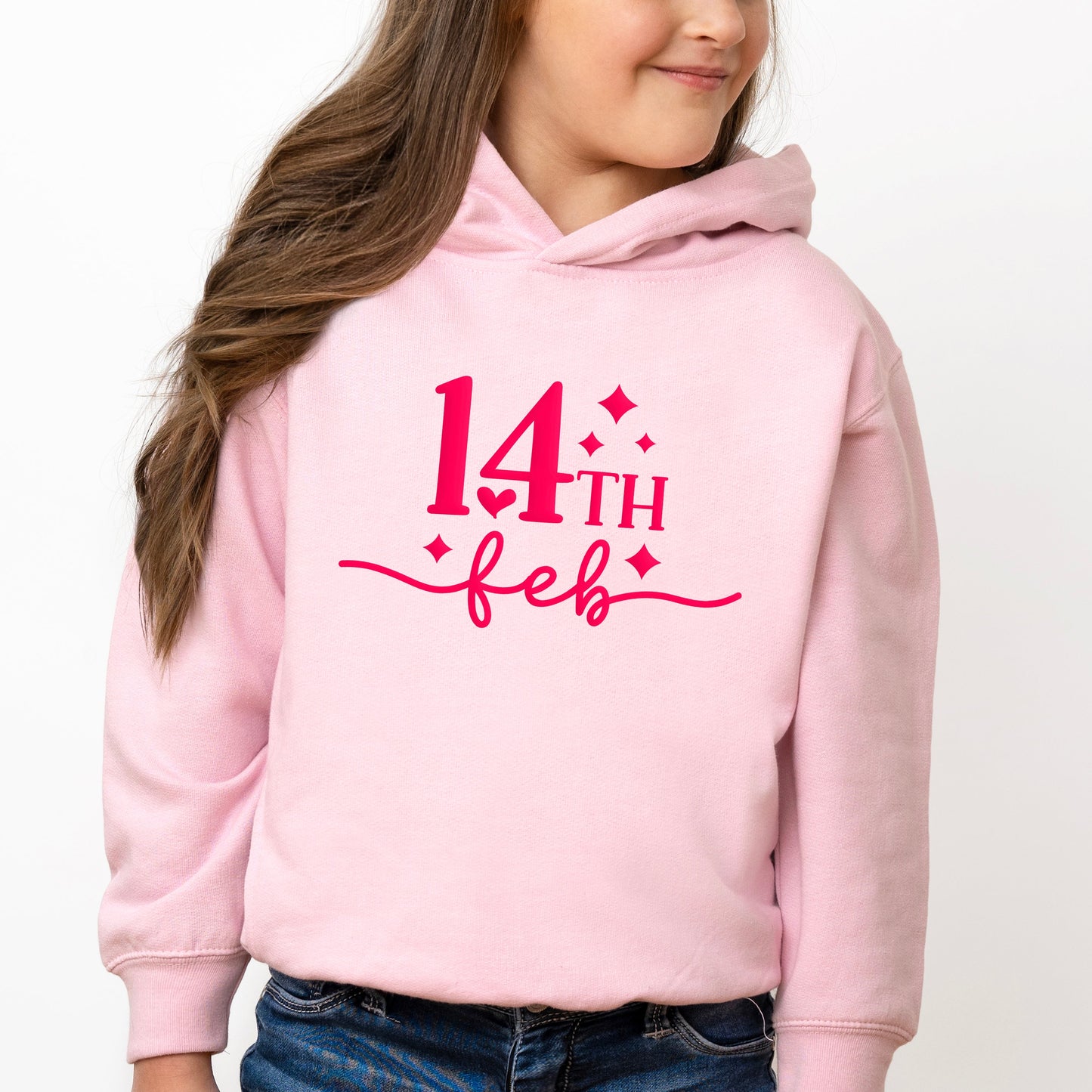 14the Feb Stars Puff Print | Toddler Graphic Hoodie