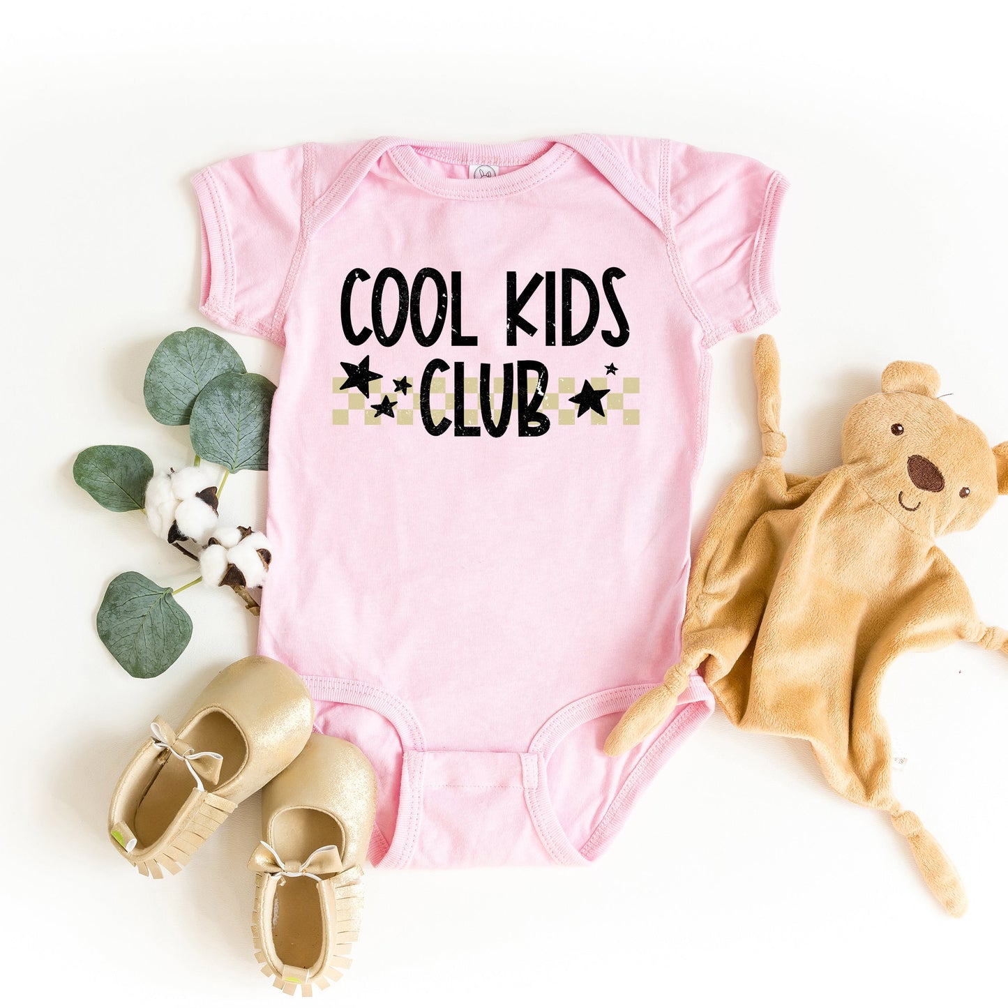 Cool Kids Club | Baby Graphic Short Sleeve Bodysuit