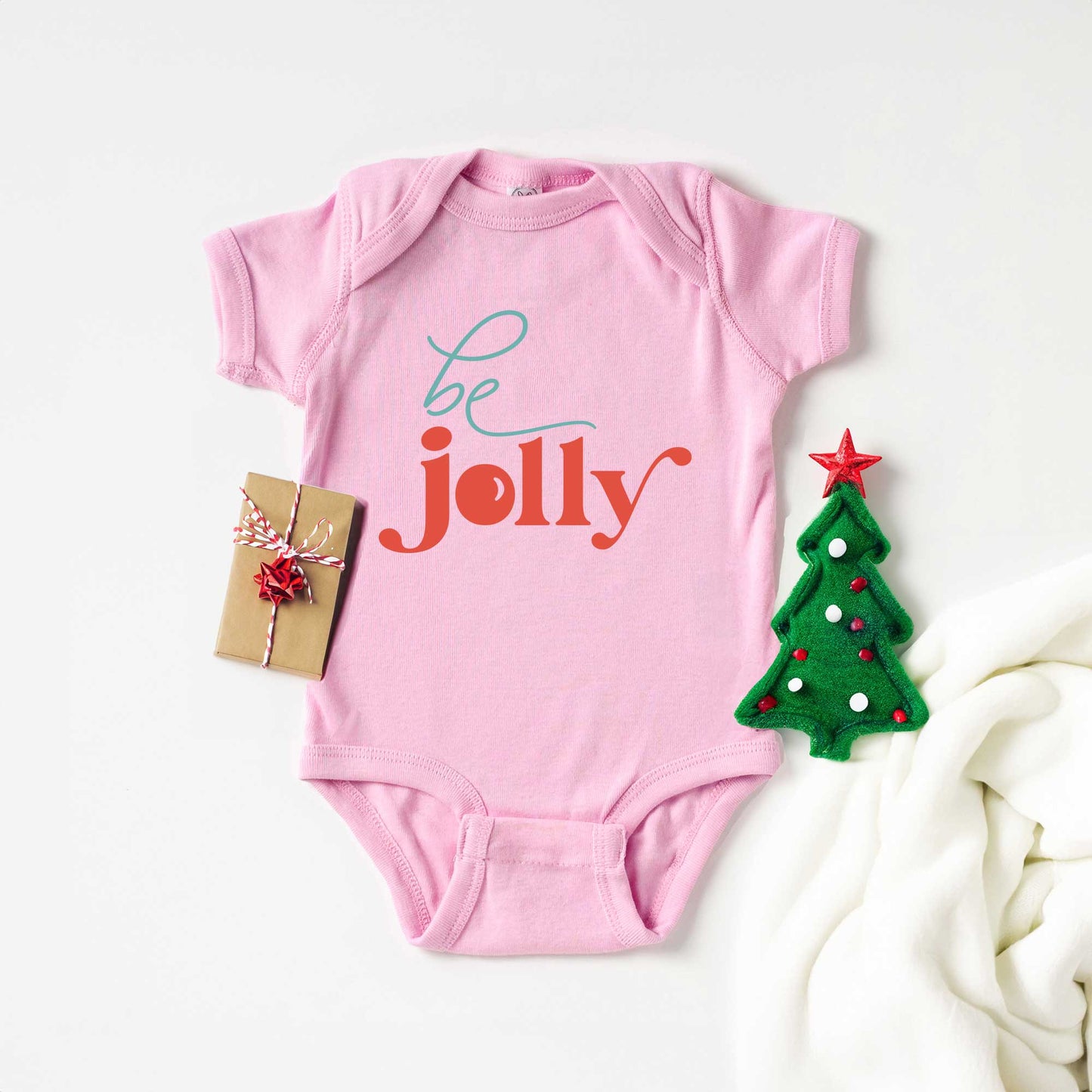 Be Jolly | Baby Graphic Short Sleeve Bodysuit