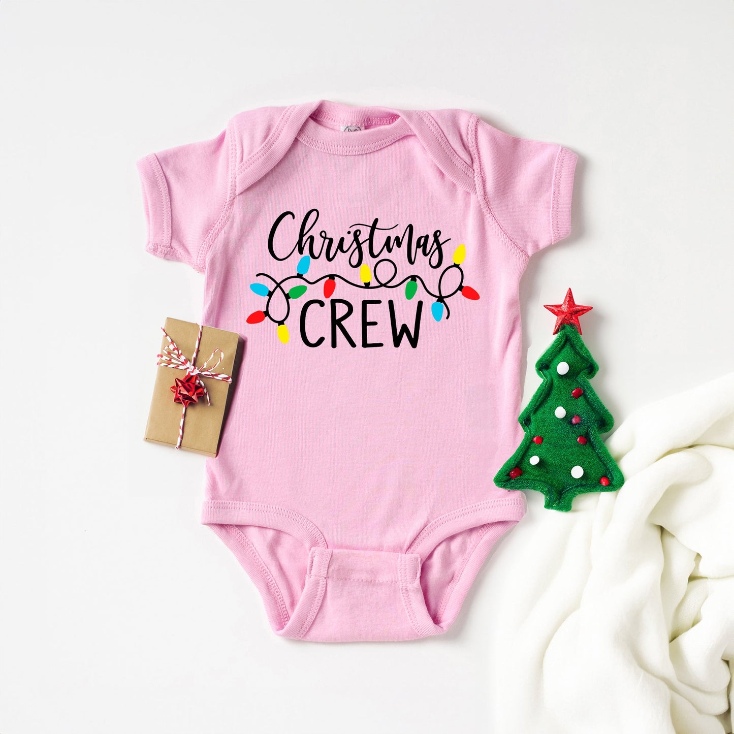 Christmas Crew | Baby Graphic Short Sleeve Bodysuit