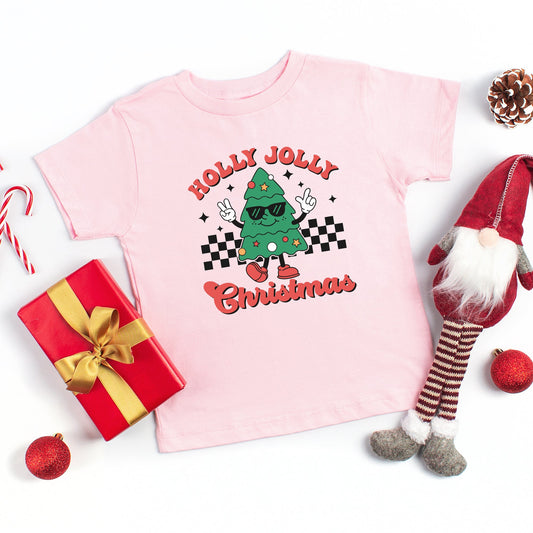 Holly Jolly Christmas Tree | Toddler Graphic Short Sleeve Tee