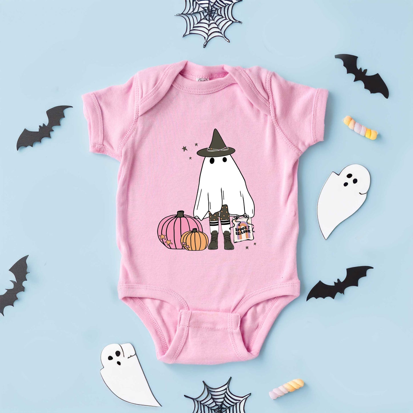 Ghost Witch | Baby Graphic Short Sleeve Bodysuit