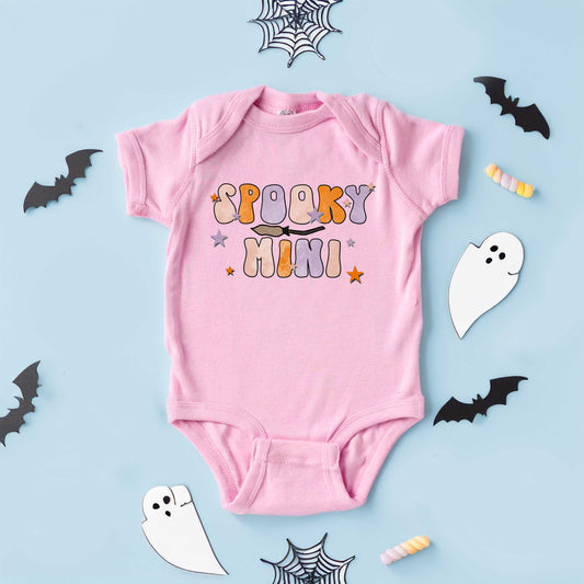 Spooky Mini Stars | Baby Graphic Short Sleeve Bodysuit