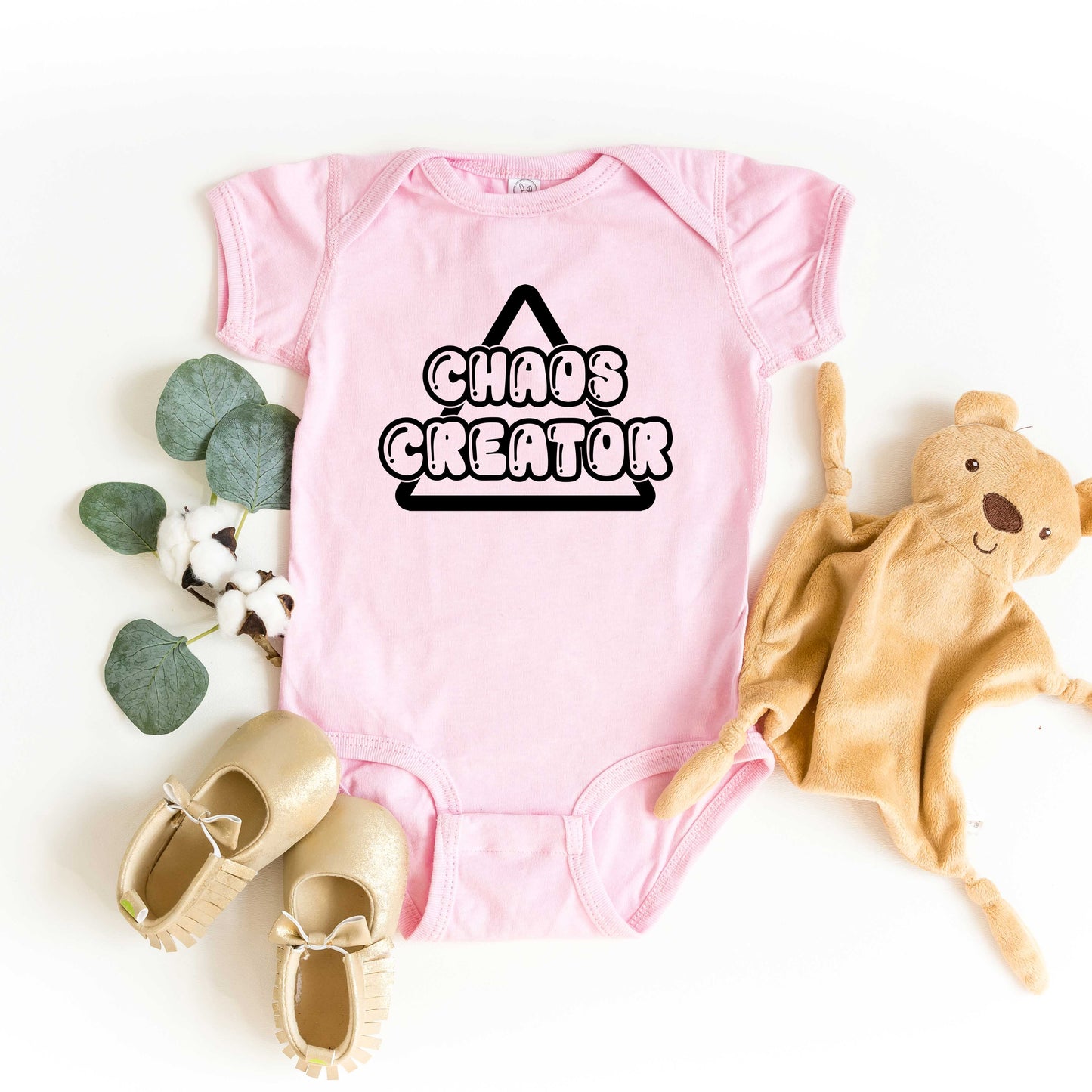 Chaos Creator Triangle | Baby Graphic Short Sleeve Bodysuit