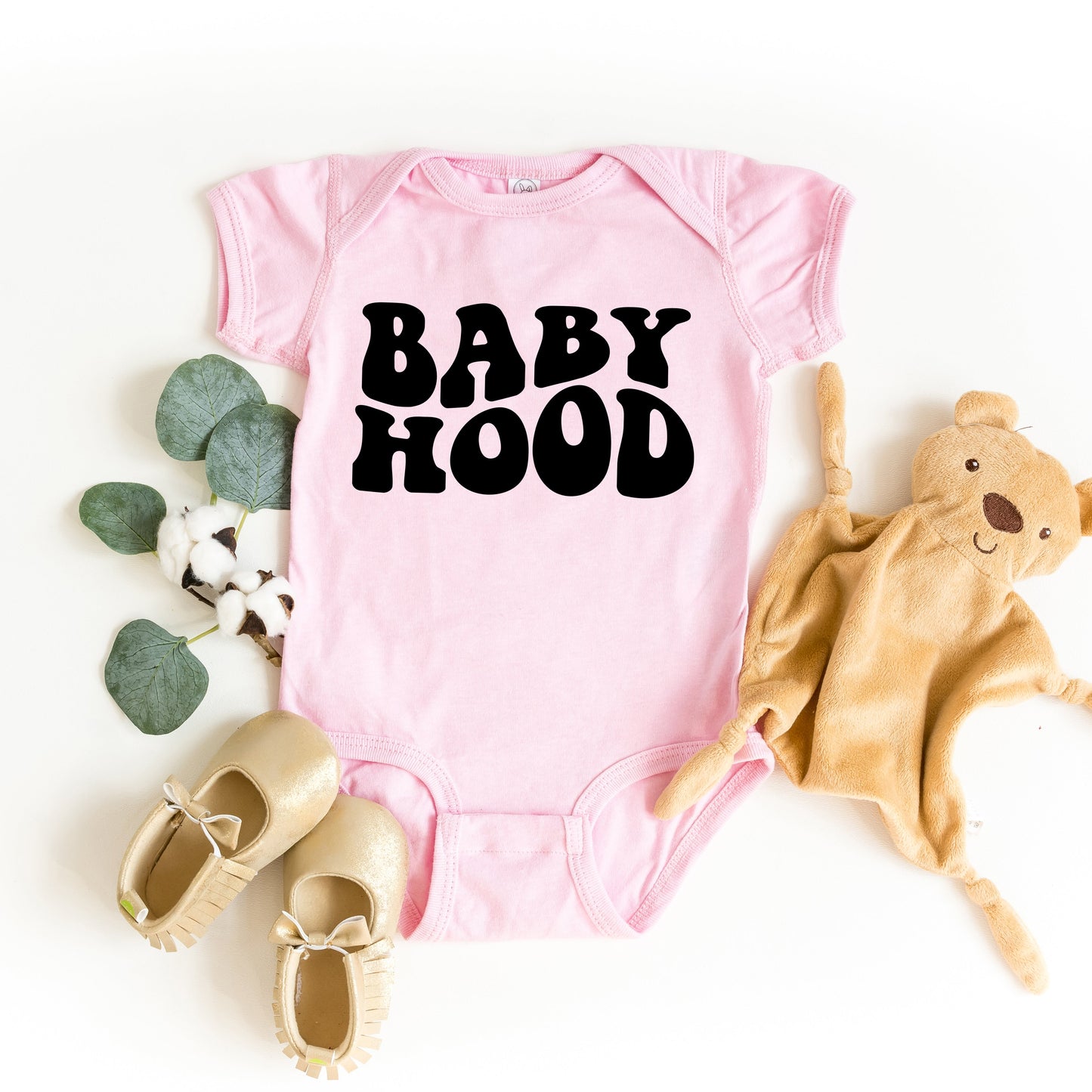 Babyhood Wavy | Baby Graphic Short Sleeve Bodysuit