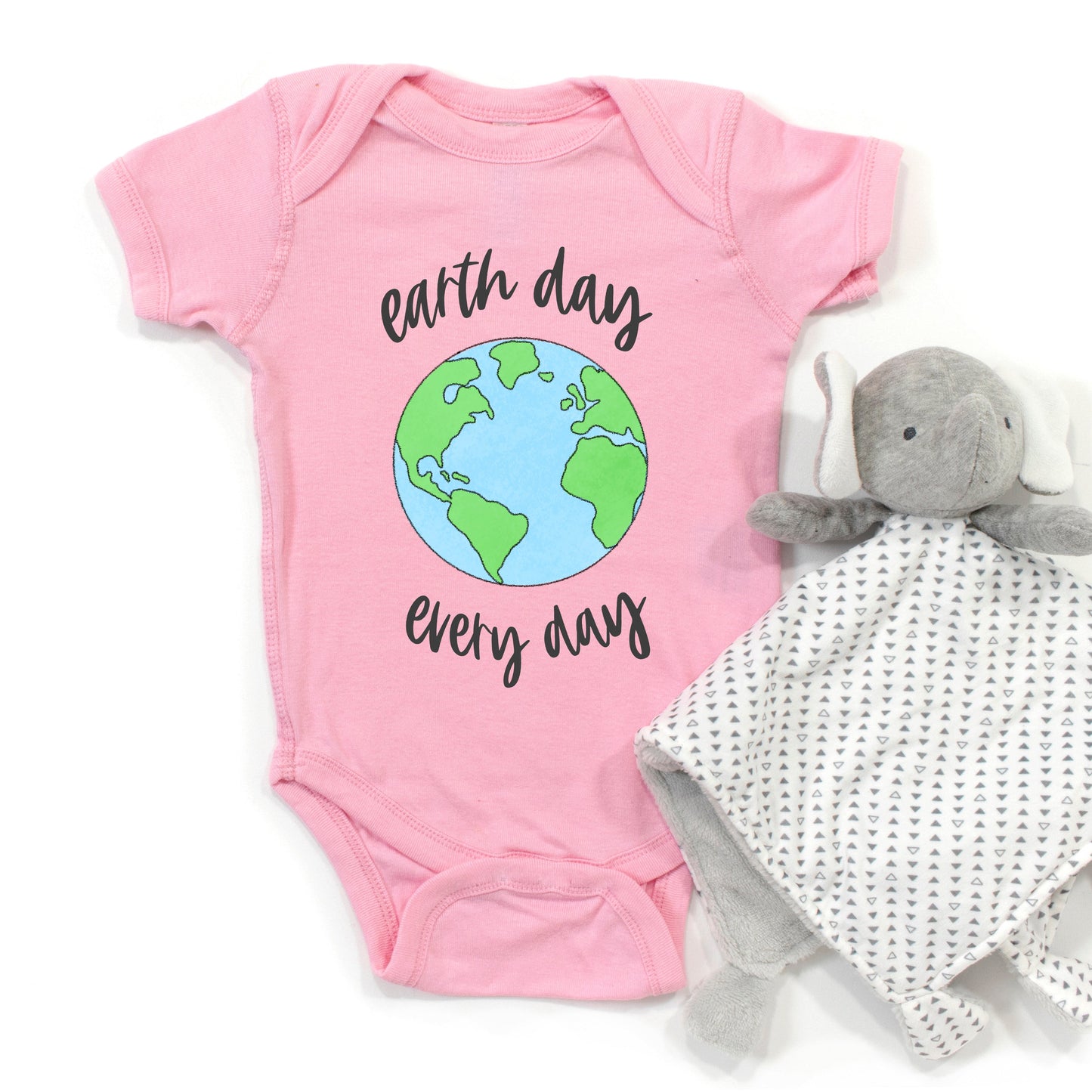 Earth Day Every Day | Baby Graphic Short Sleeve Bodysuit