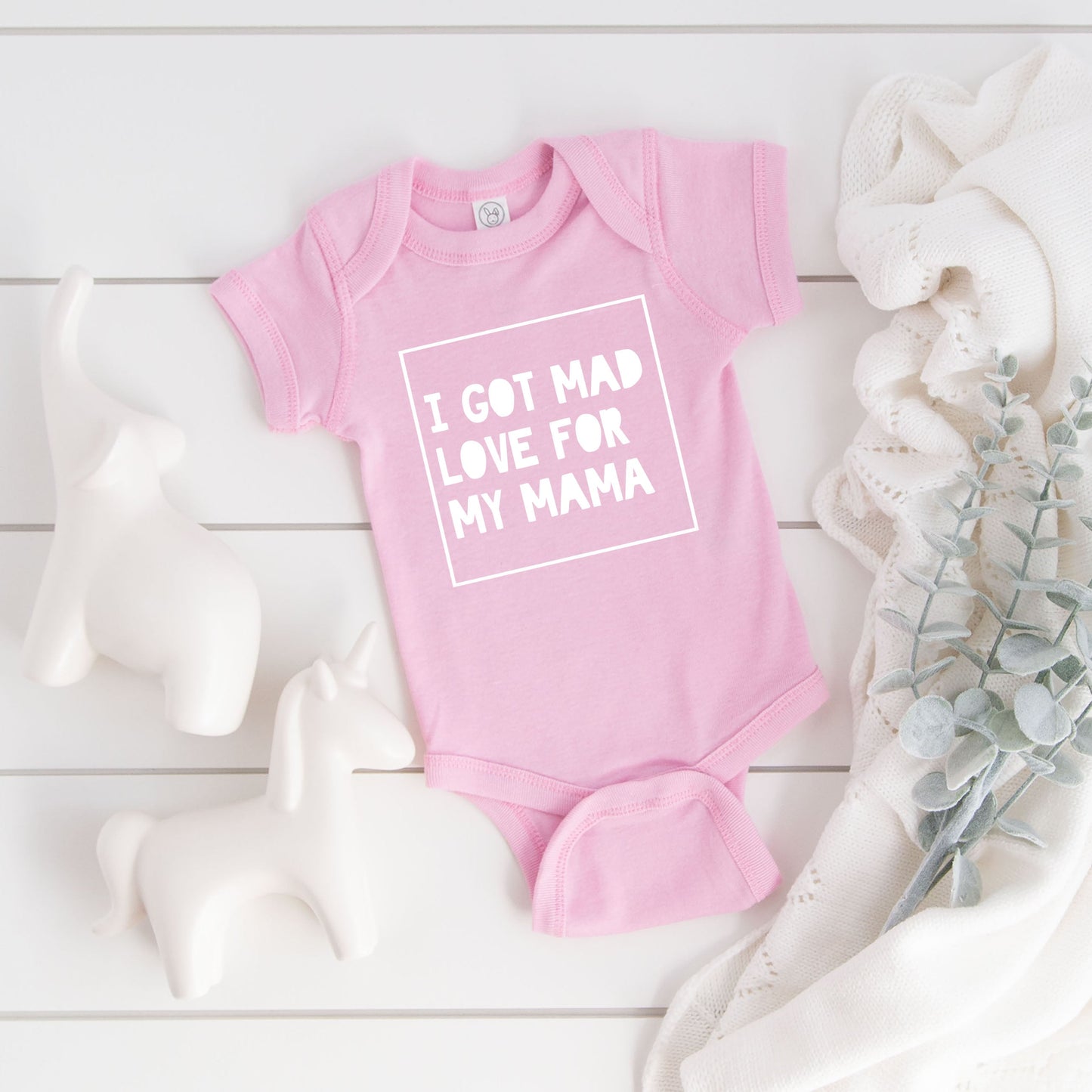 Got Mad Love | Baby Graphic Short Sleeve Bodysuit