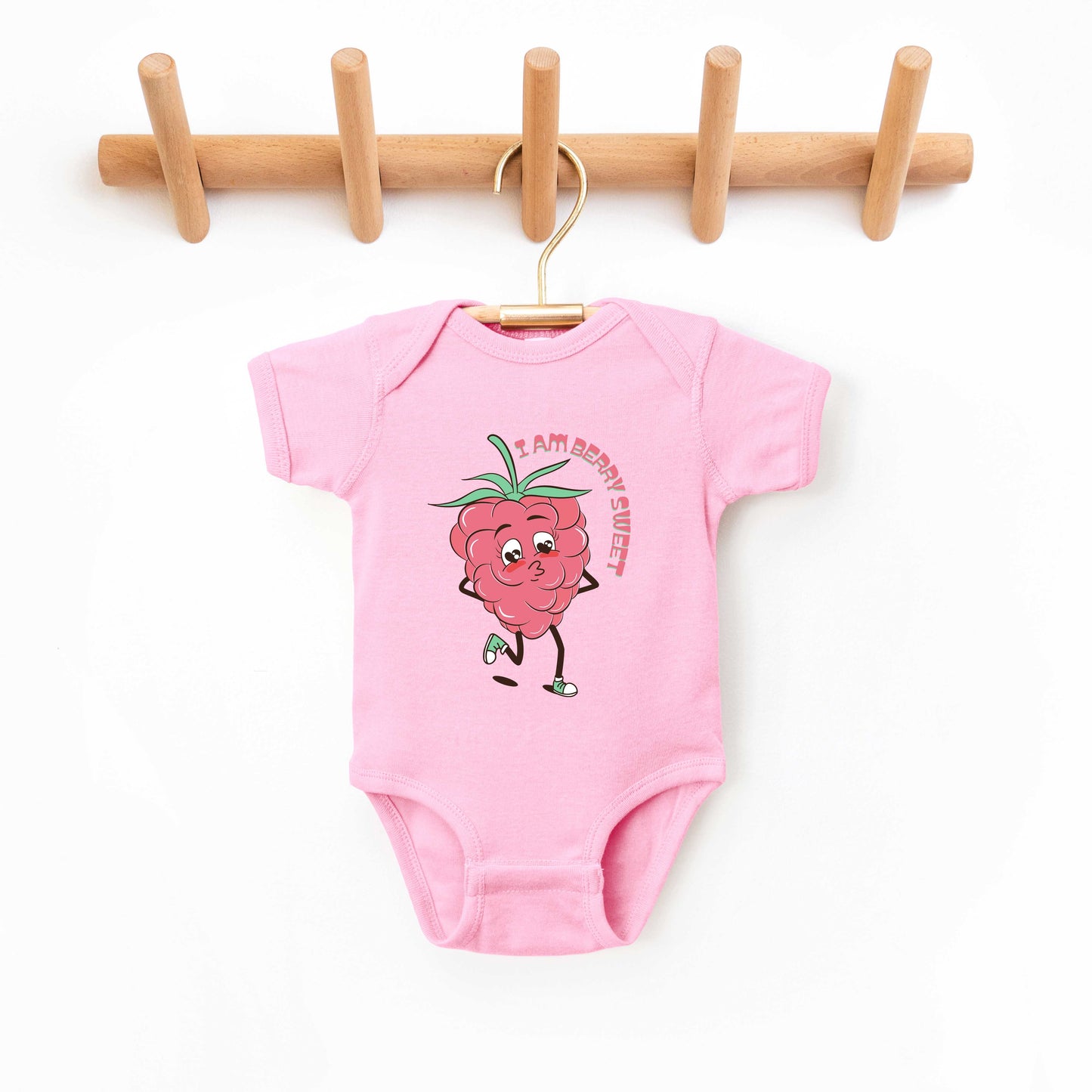 I Am Berry Sweet | Baby Graphic Short Sleeve Bodysuit