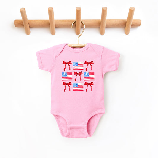 Coquette Flags Chart | Baby Graphic Short Sleeve Bodysuit