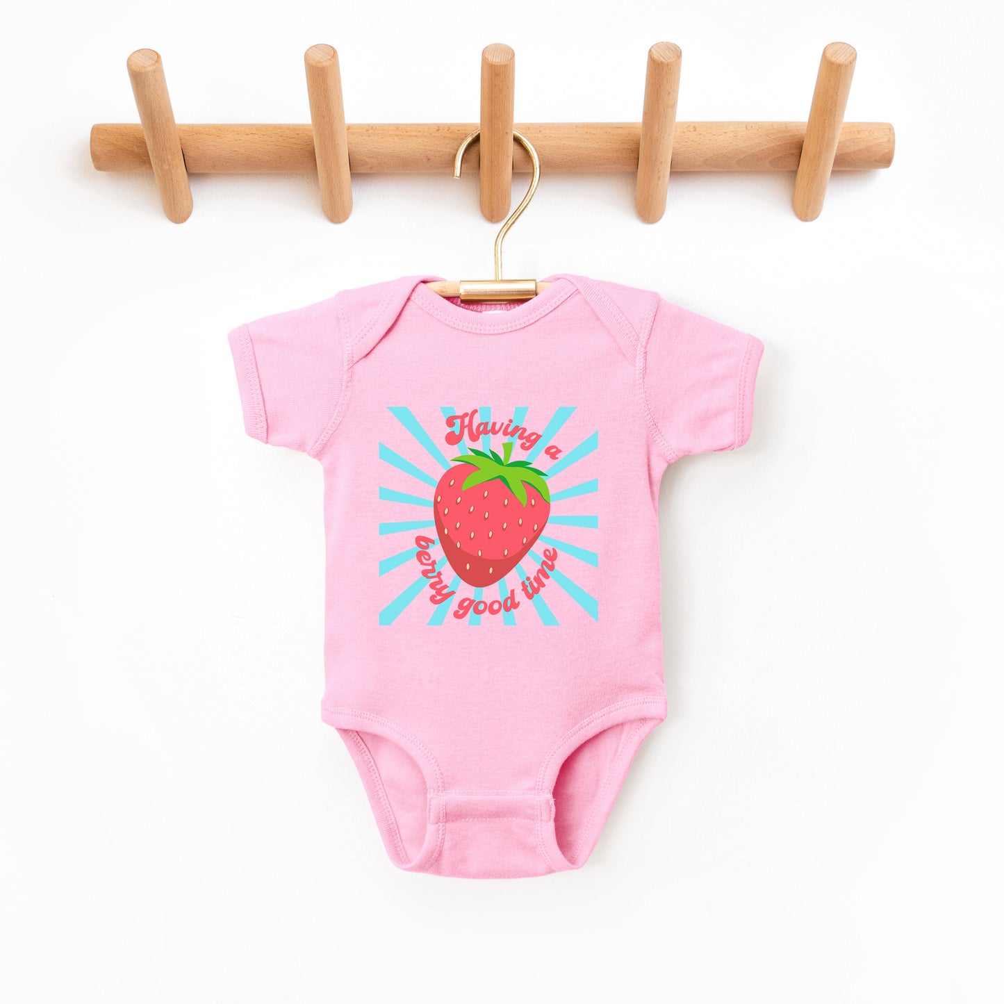 Having A Berry Good Time | Baby Graphic Short Sleeve Bodysuit