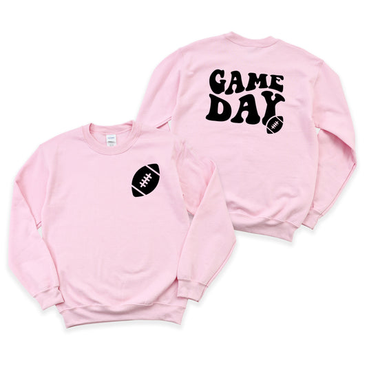 Game Day Football Front and Back | Sweatshirt