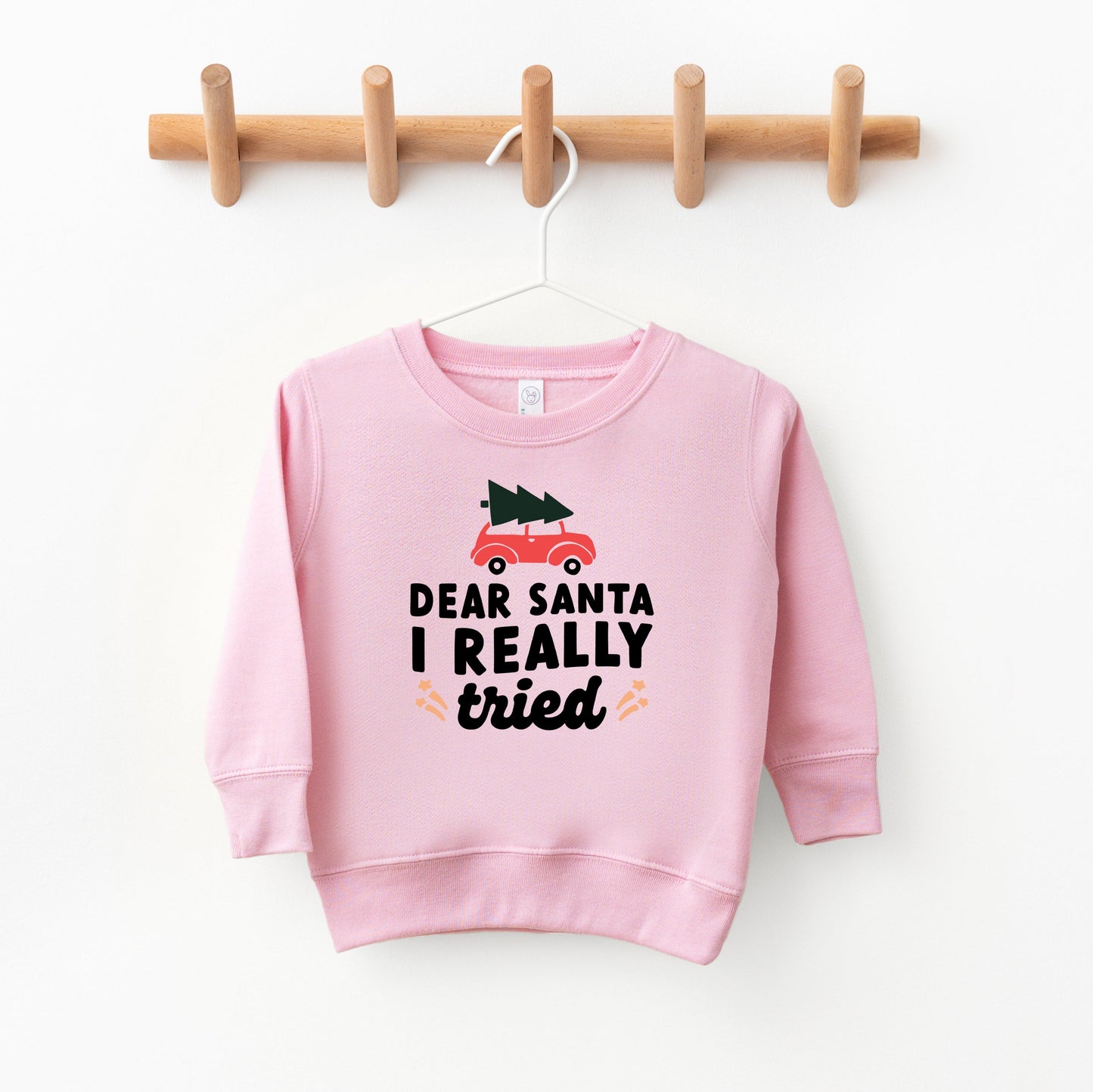 I Really Tried Car | Toddler Sweatshirt