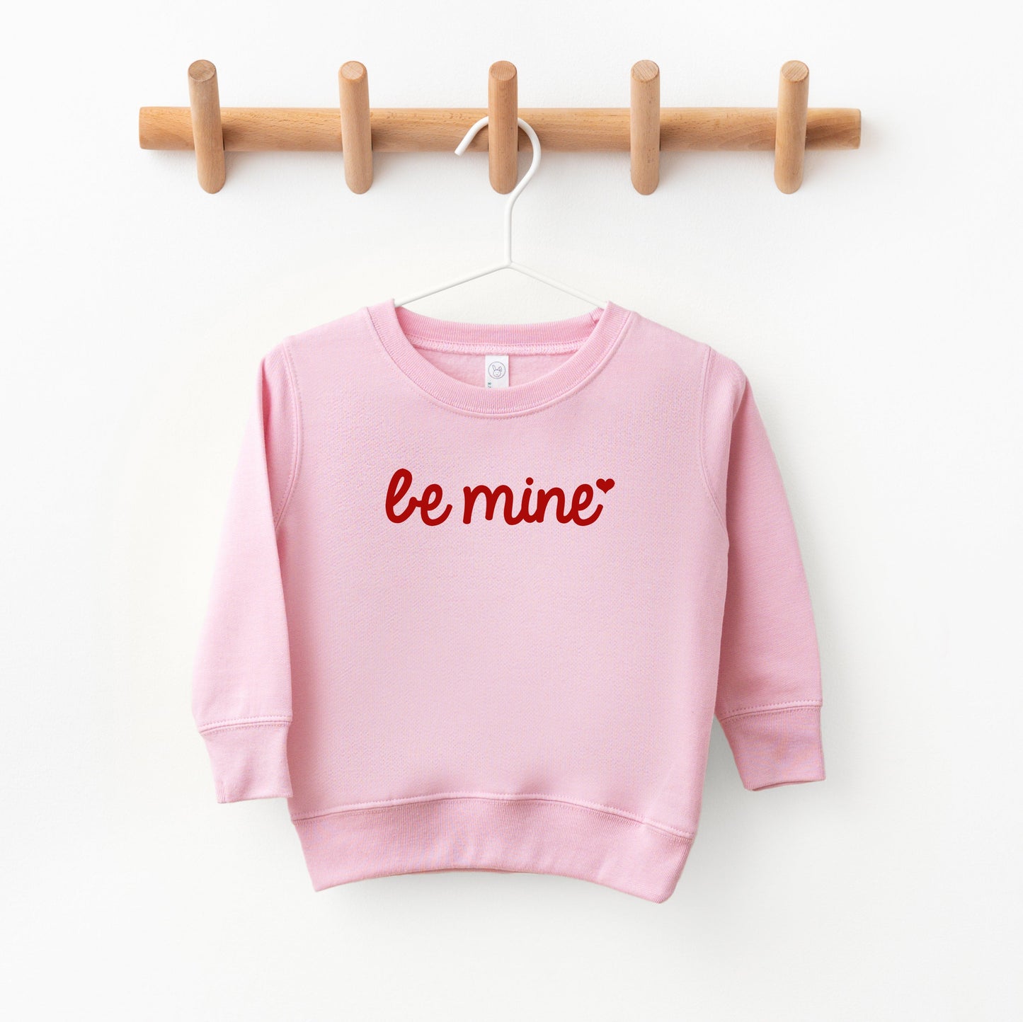 Be Mine Cursive Heart | Toddler Sweatshirt