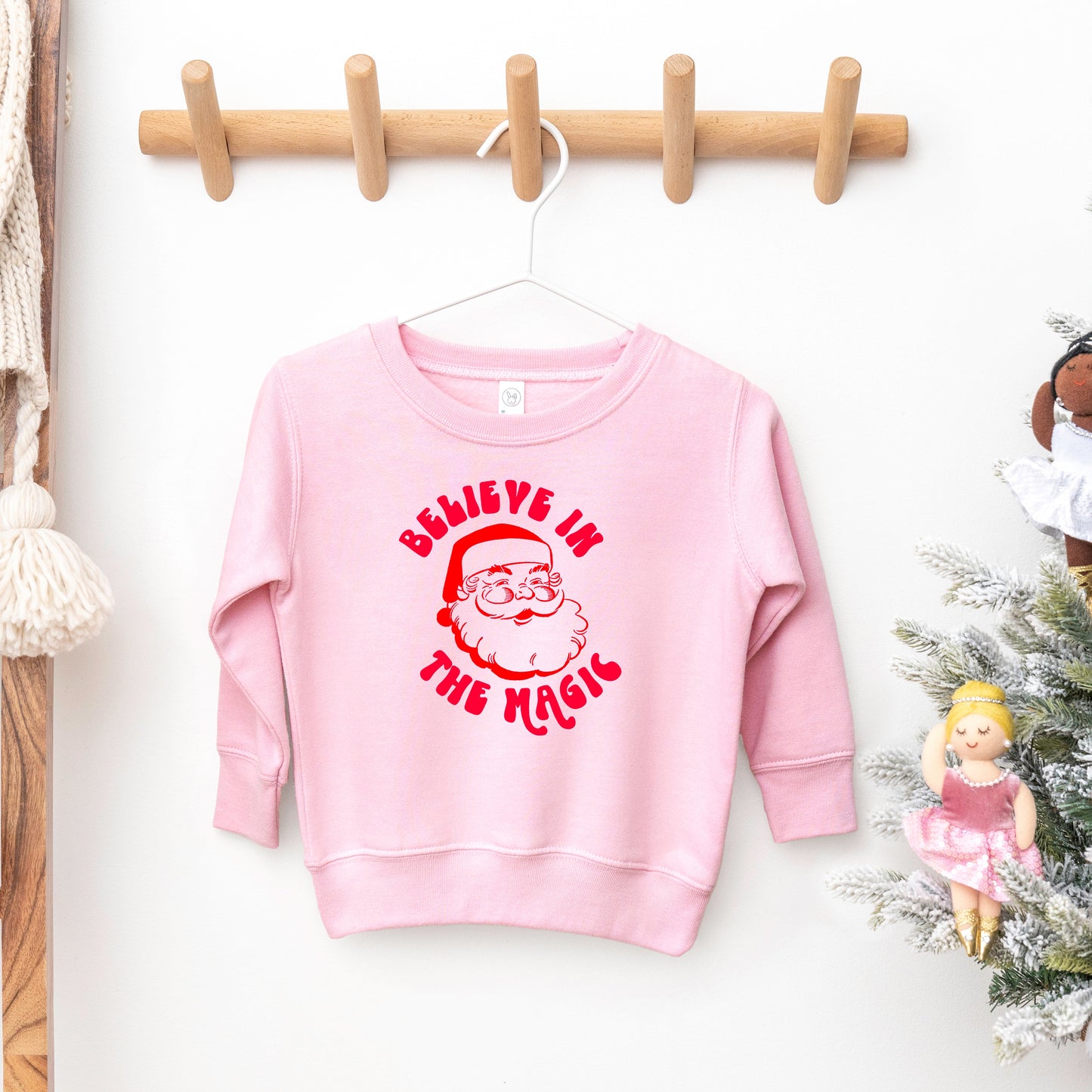 Believe In The Magic Santa | Toddler Sweatshirt