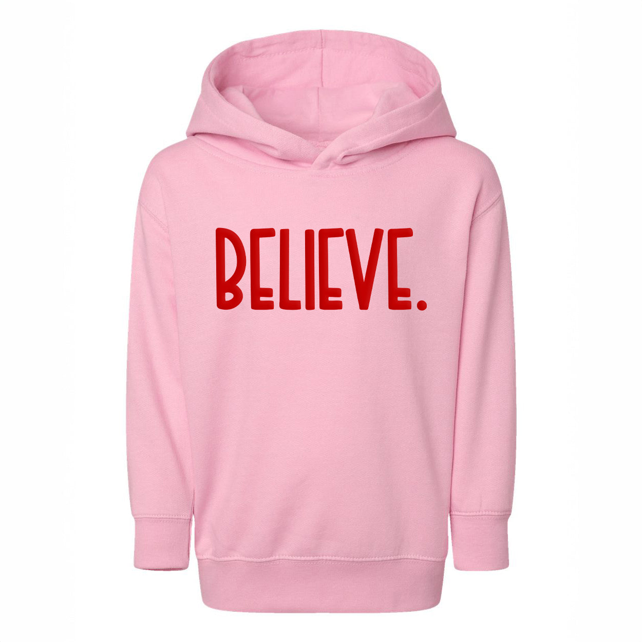 Believe Bold Puff Print | Toddler Graphic Hoodie
