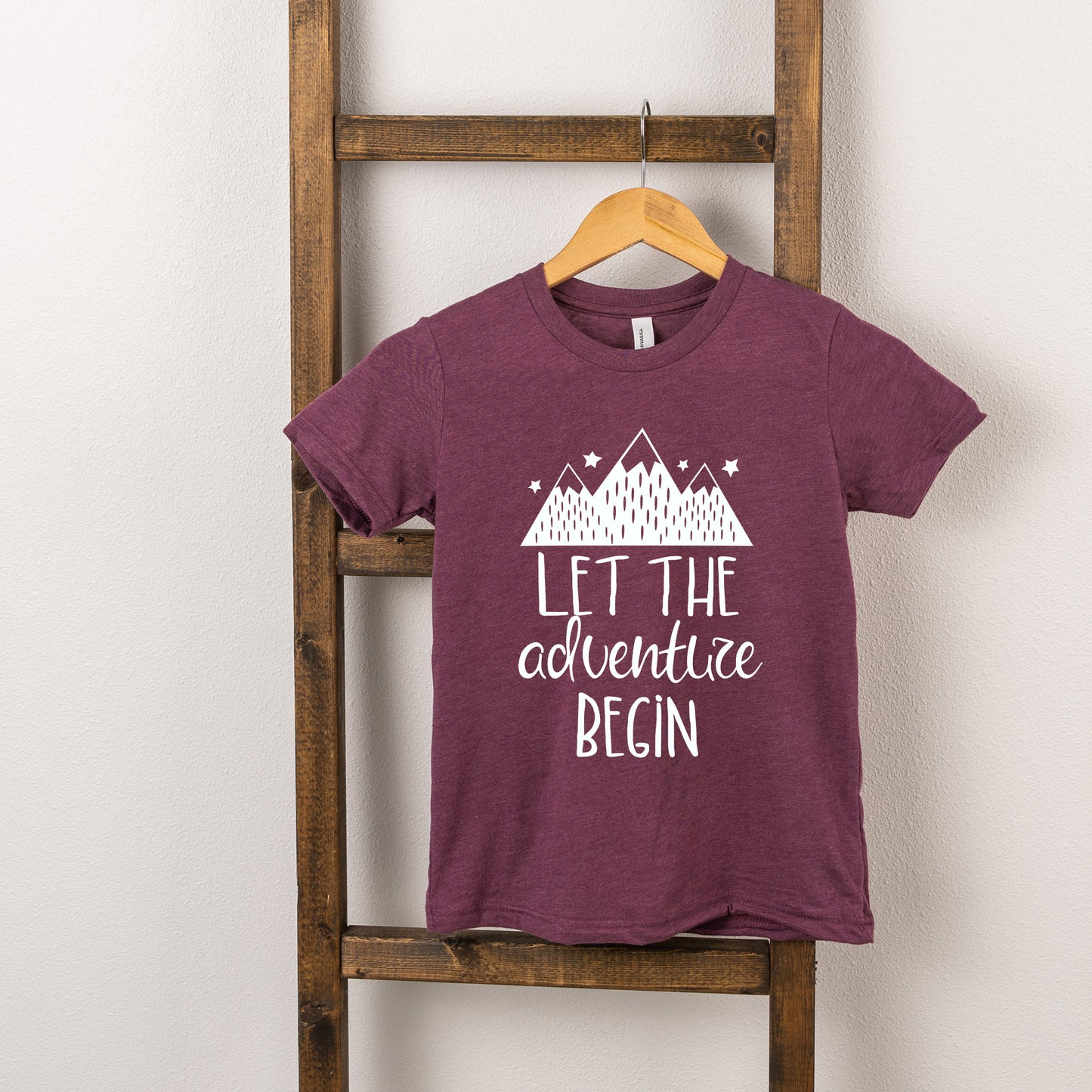 Let The Adventure Begin Mountains | Youth Graphic Short Sleeve Tee