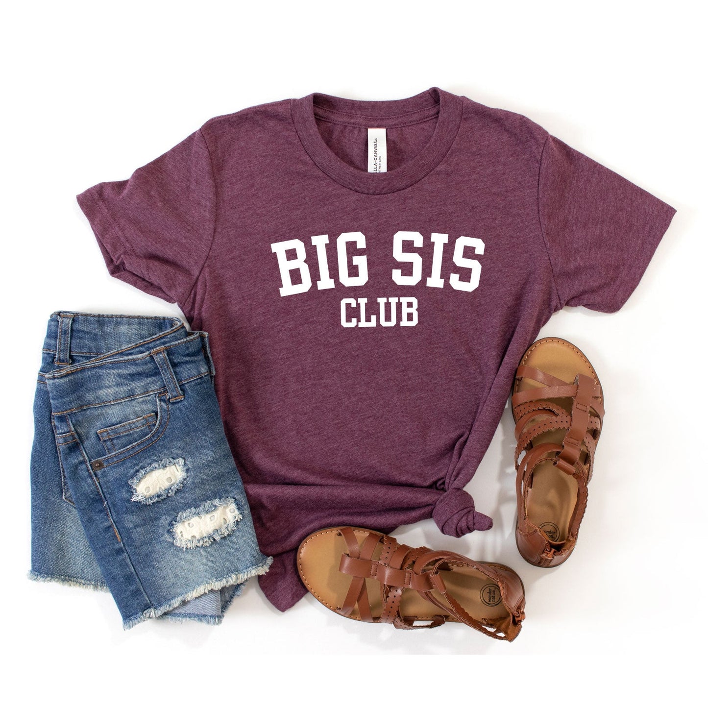 Big Sis Club | Youth Short Sleeve Crew Neck