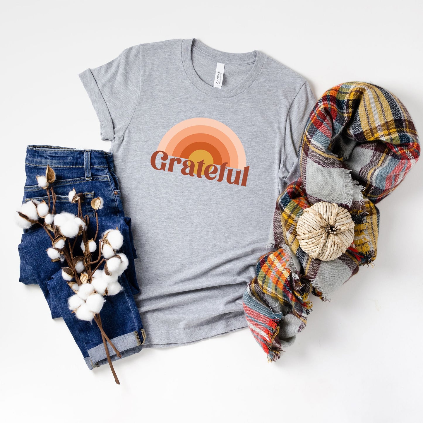 Grateful Rainbow | Short Sleeve Graphic Tee